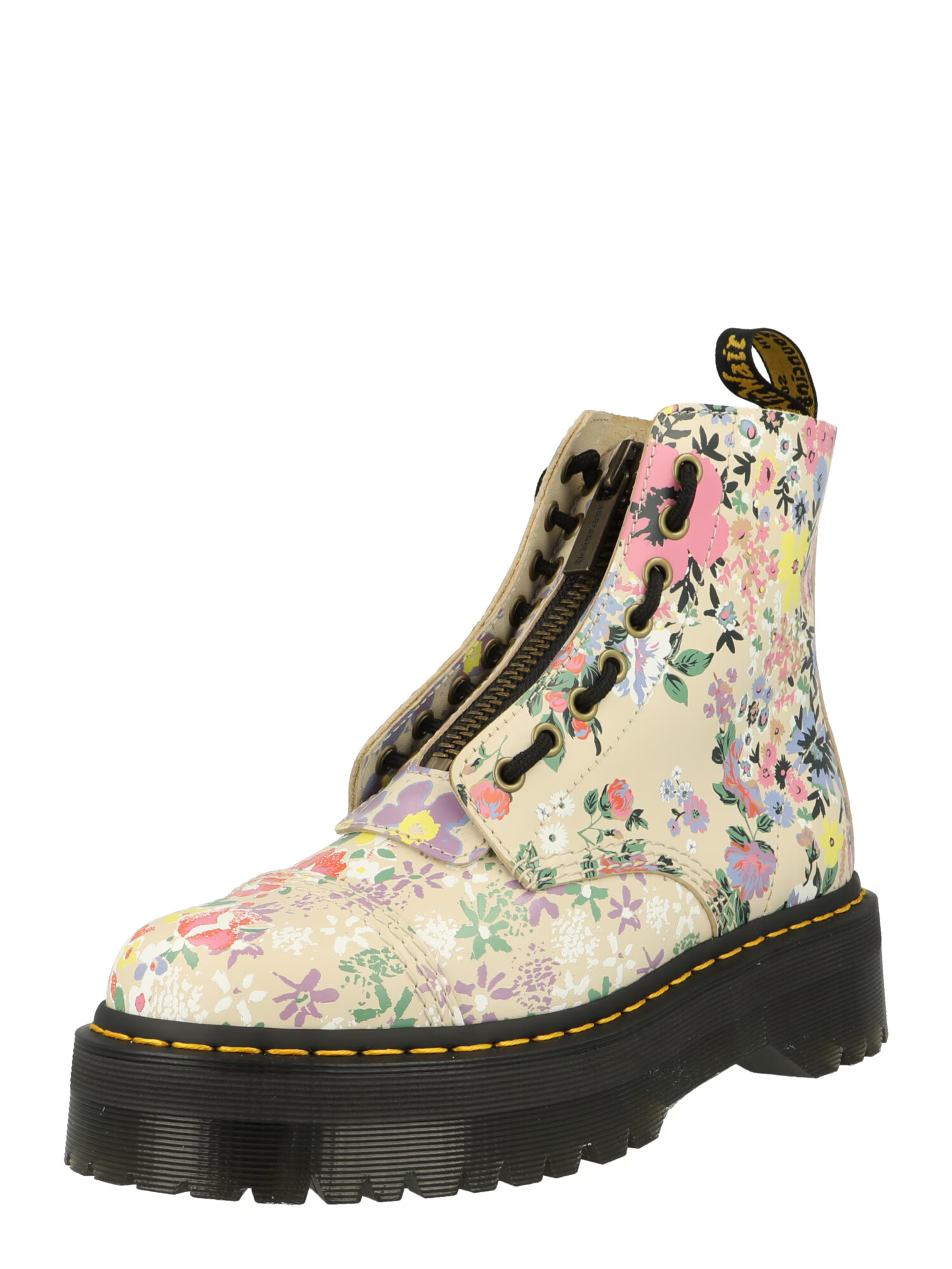 Dr. Martens Botine 'SINCLAIR' bej / verde / mov deschis / alb - Pled.ro