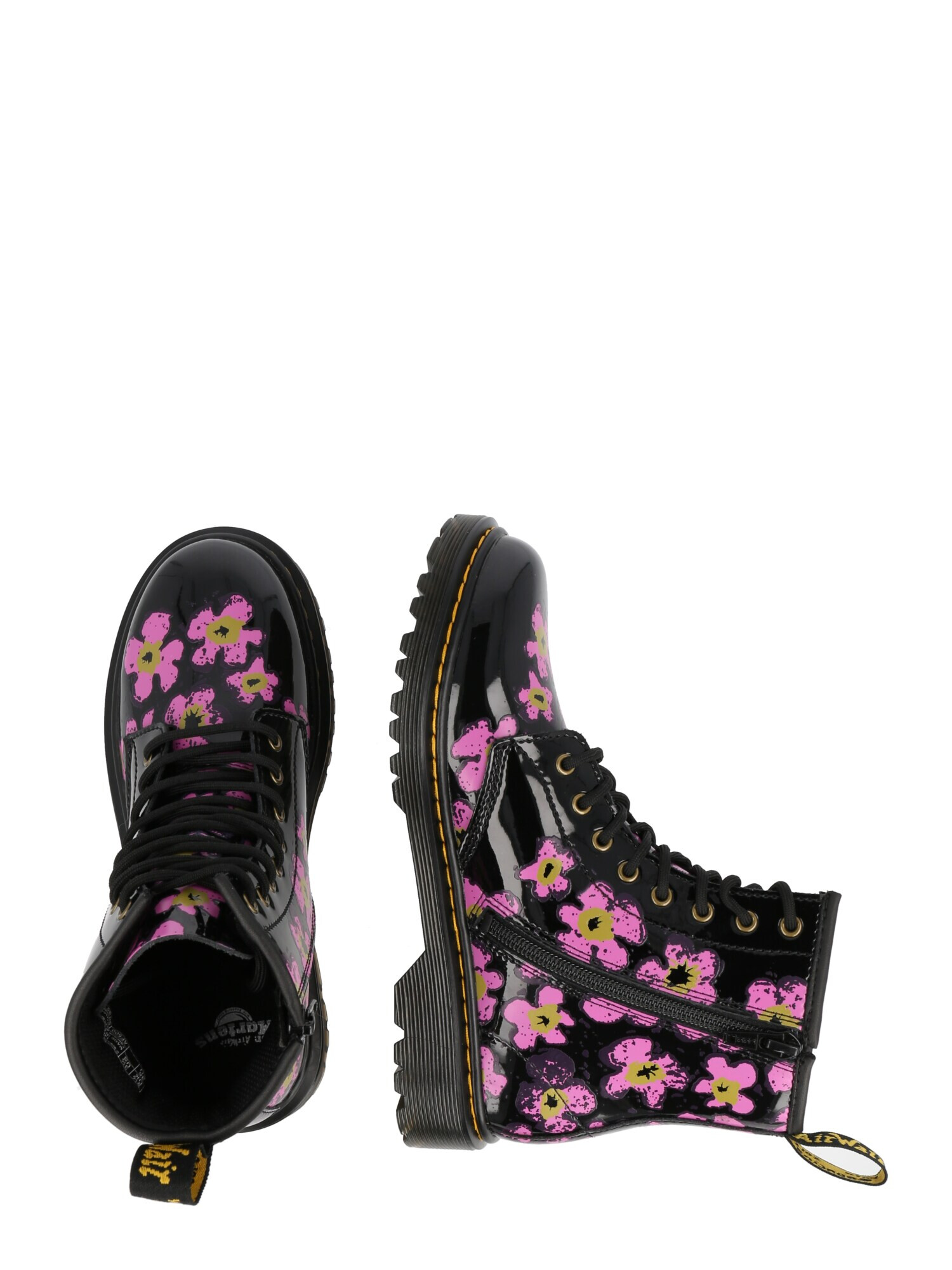 Dr. Martens Cizme gri / roz / negru - Pled.ro