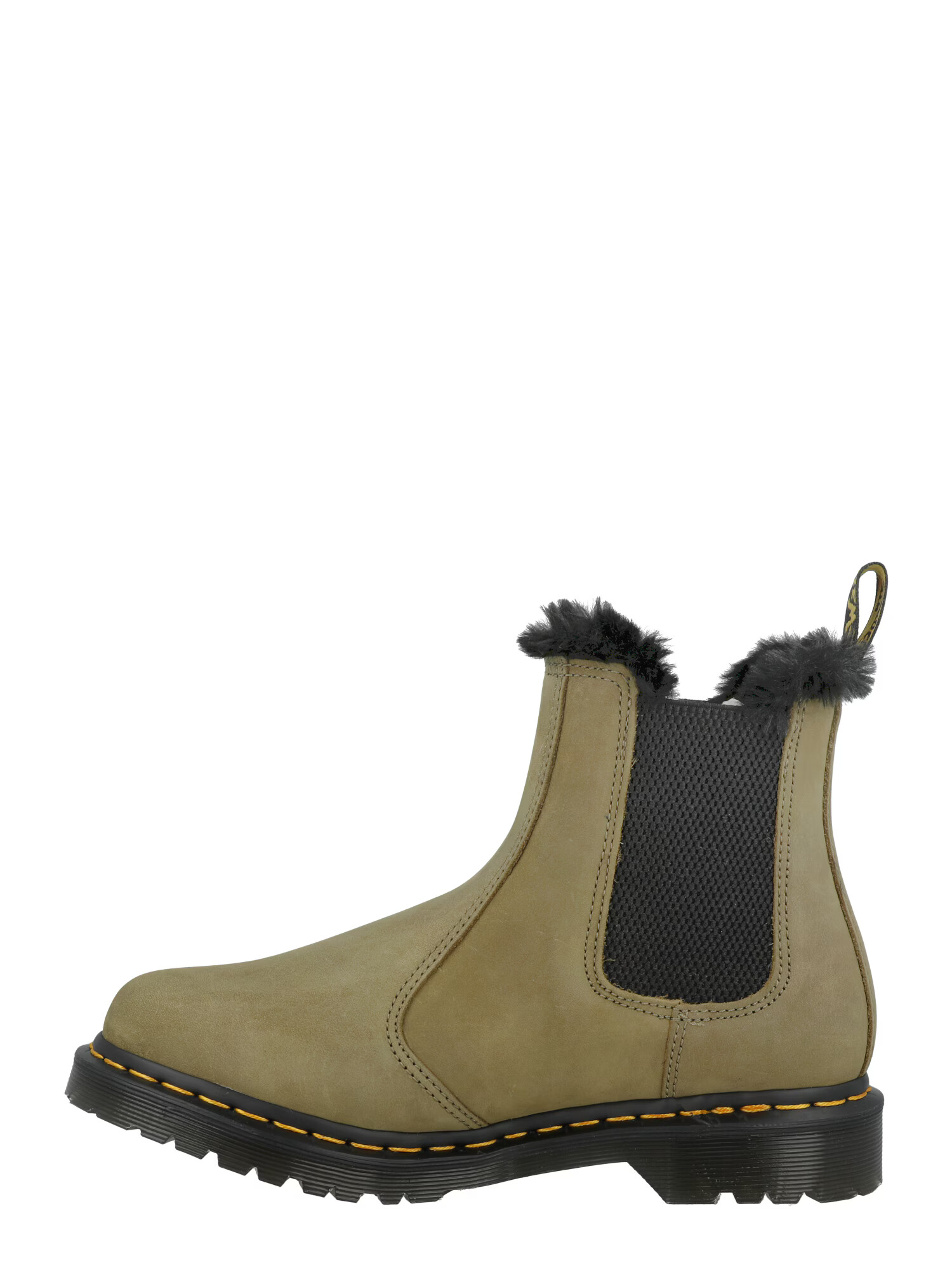 Dr. Martens Ghete chelsea '2976 Leonore' oliv / negru - Pled.ro