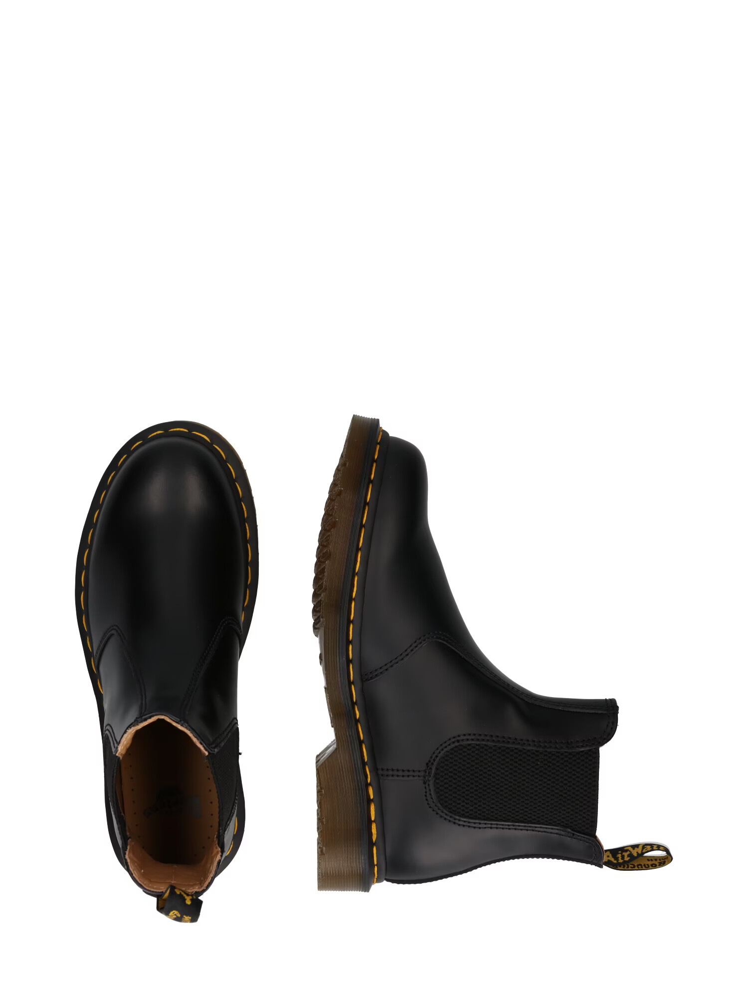 Dr. Martens Ghete chelsea ciocolatiu / negru - Pled.ro