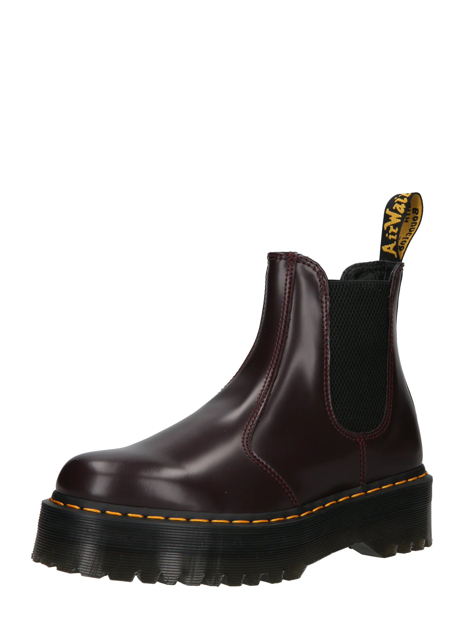 Dr. Martens Ghete chelsea 'Quad' roșu bordeaux - Pled.ro