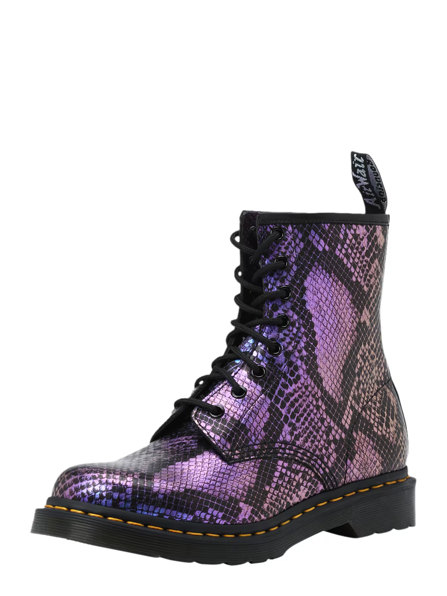 Dr. Martens Ghete cu șireturi '1460' lila / negru - Pled.ro