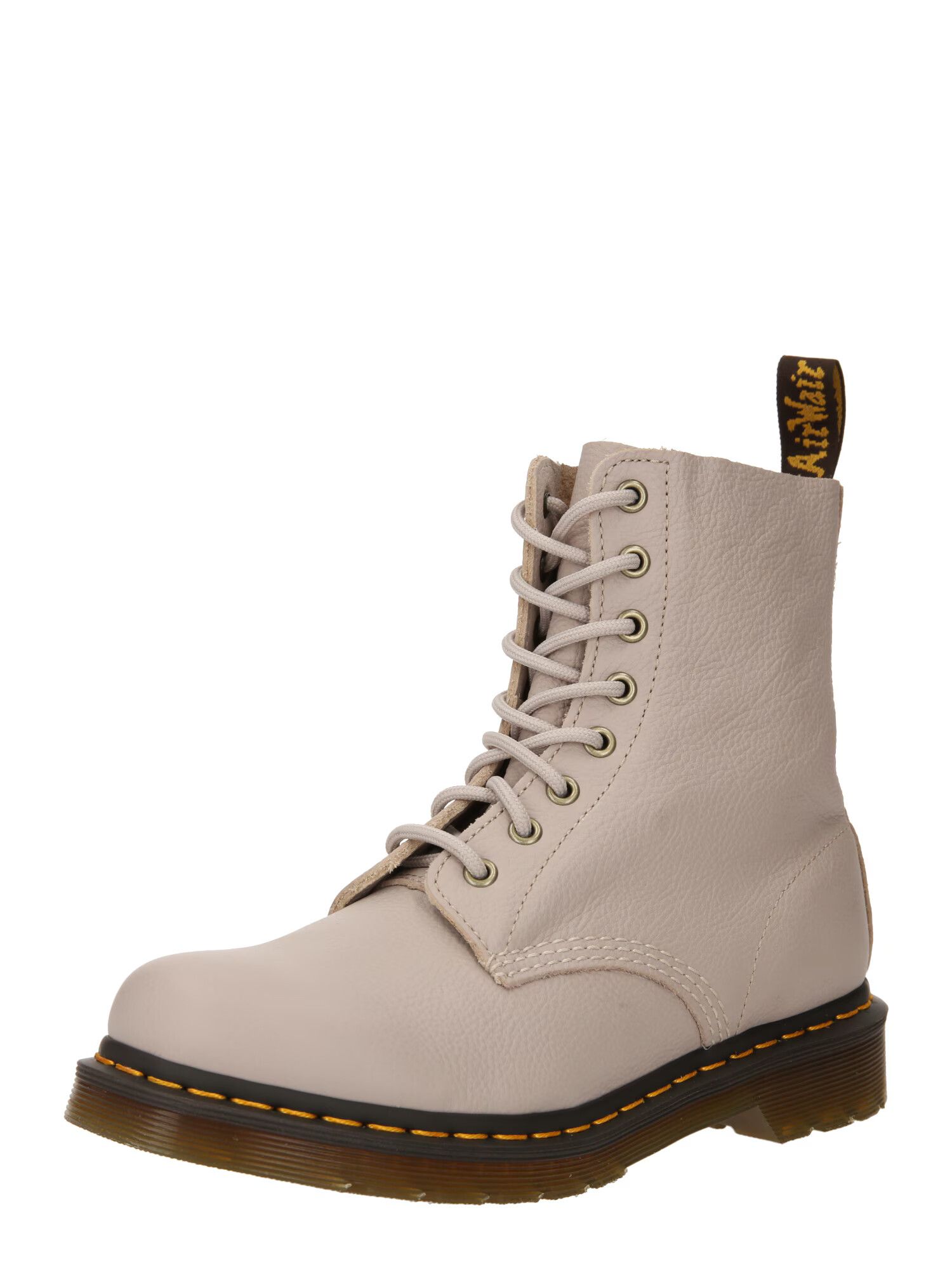 Dr. Martens Ghete cu șireturi '1460 Pascal' maro / galben / gri taupe - Pled.ro