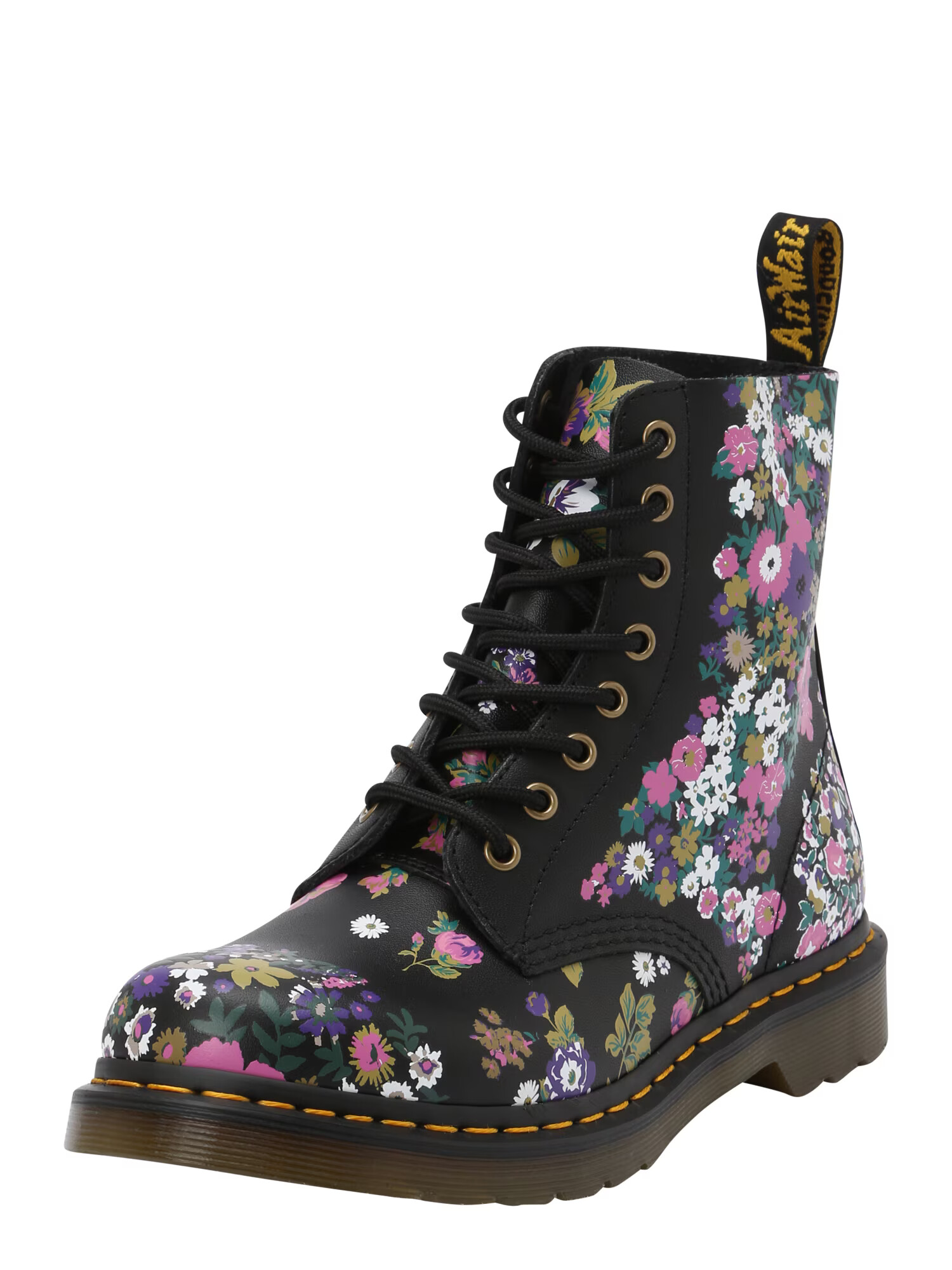 Dr. Martens Ghete cu șireturi '1460 Pascal' mov orhidee / mov închis / negru / alb - Pled.ro