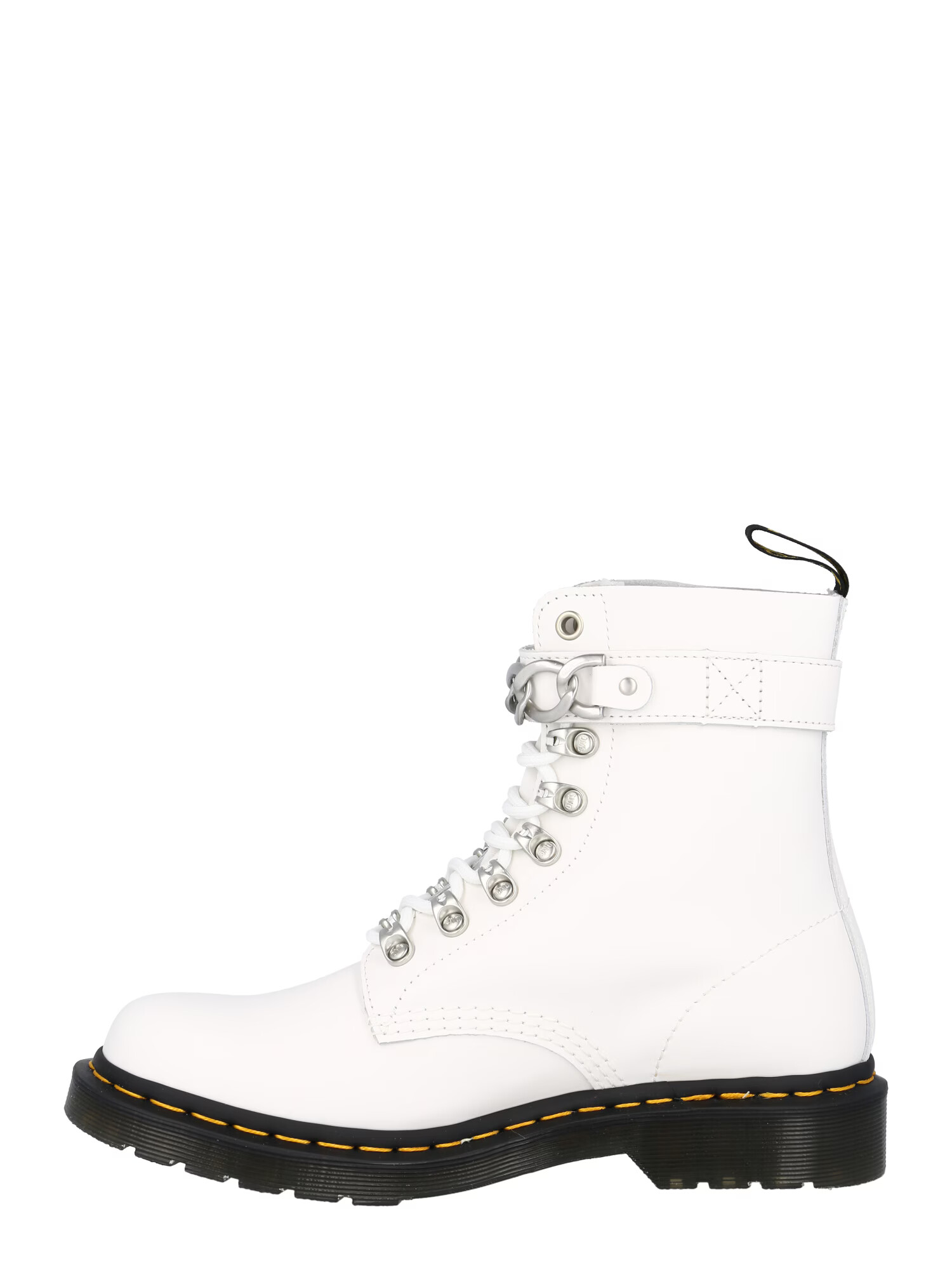 Dr. Martens Ghete cu șireturi alb - Pled.ro