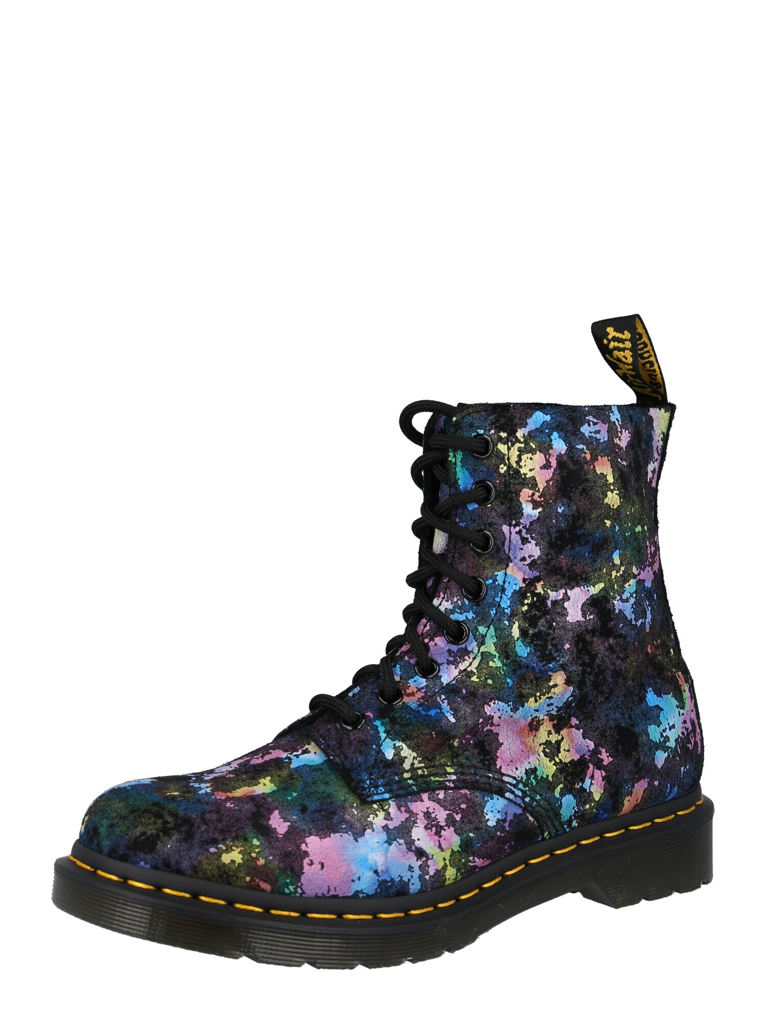 Dr. Martens Ghete cu șireturi albastru deschis / verde / roz / negru - Pled.ro