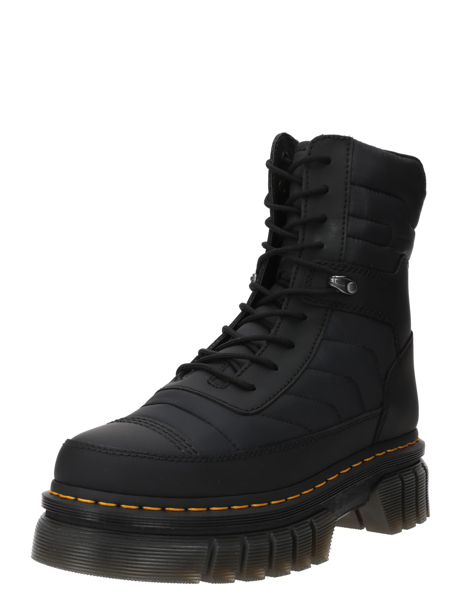 Dr. Martens Ghete cu șireturi 'Audrick' galben auriu / negru - Pled.ro