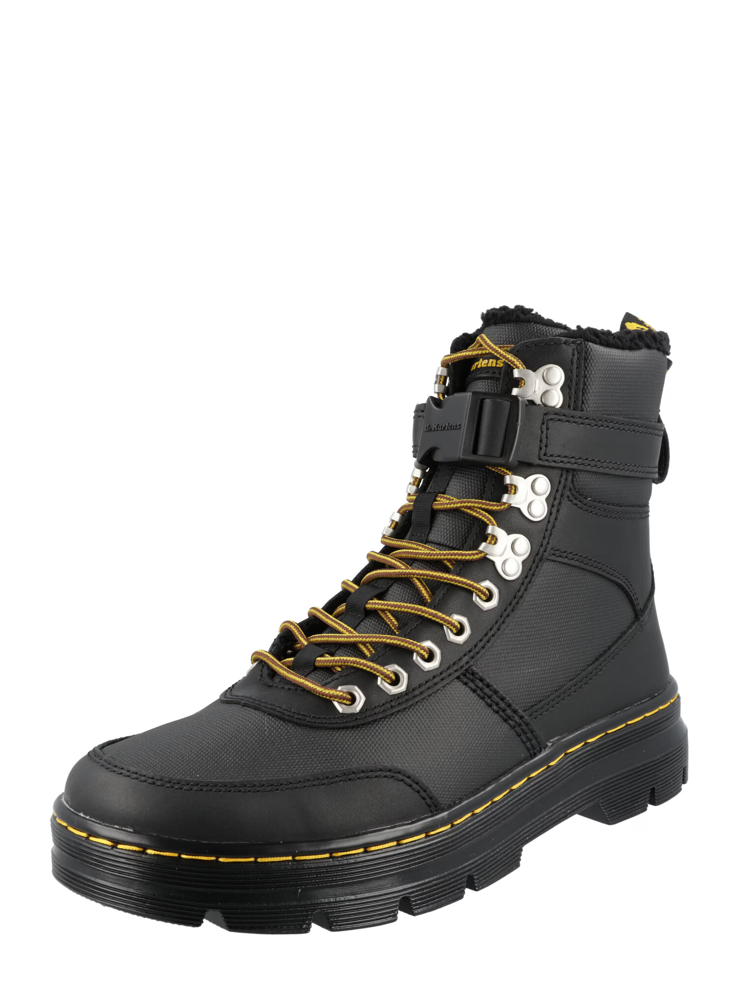 Dr. Martens Ghete cu șireturi galben auriu / negru - Pled.ro