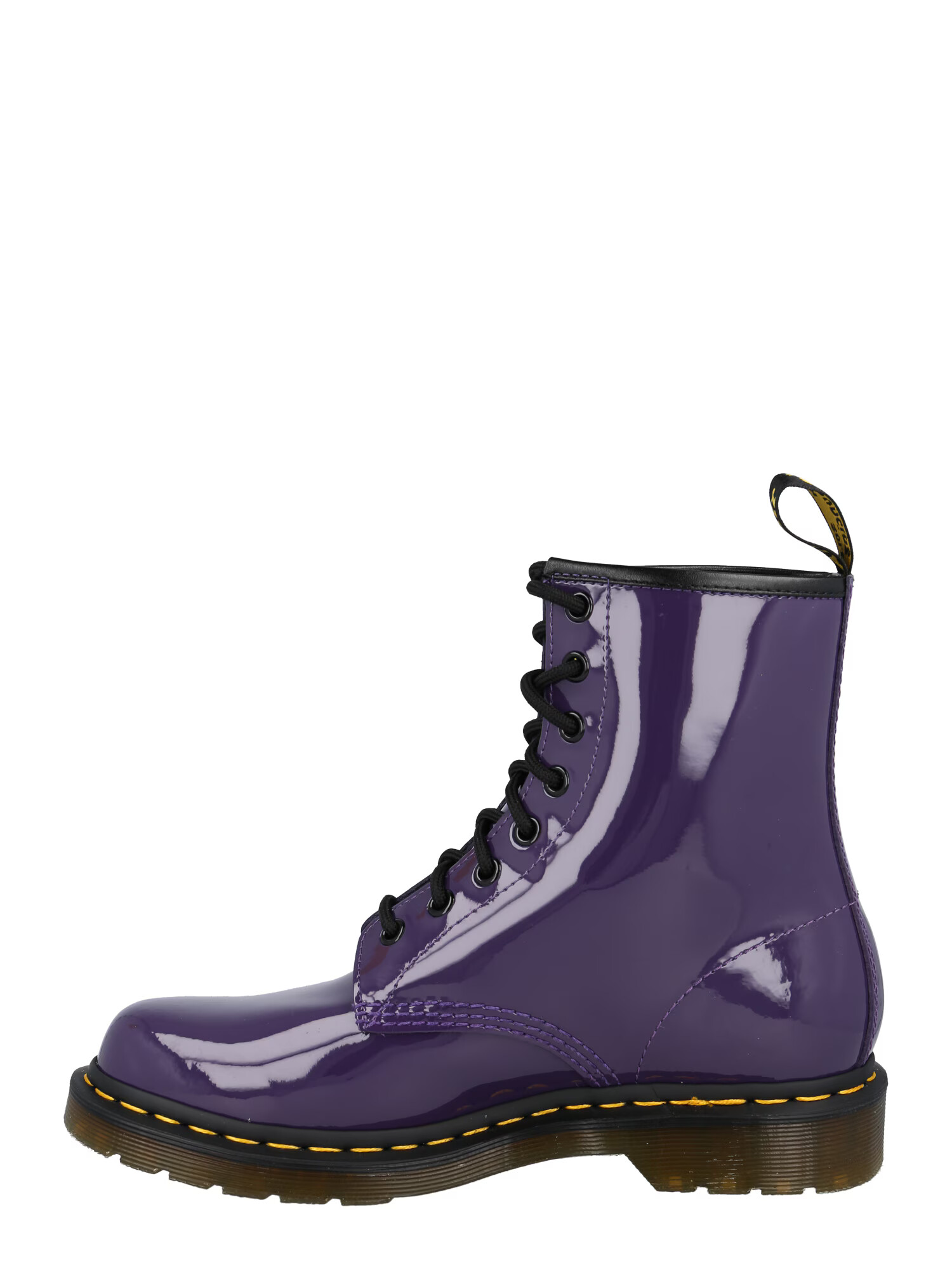 Dr. Martens Ghete cu șireturi galben / mov închis / negru - Pled.ro