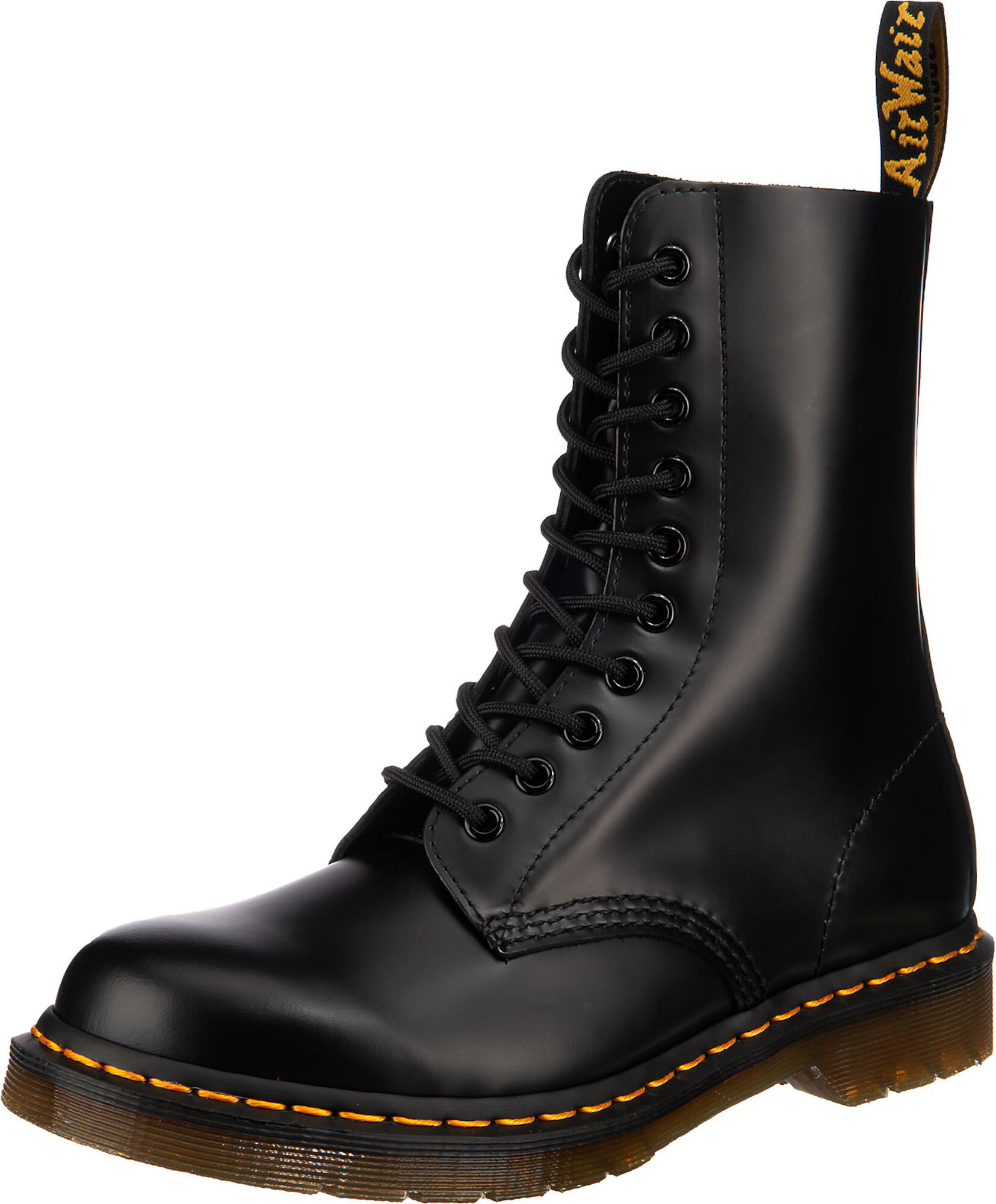 Dr. Martens Cizme cu șireturi galben / negru - Pled.ro