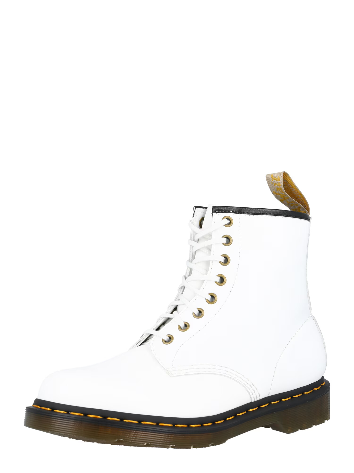 Dr. Martens Ghete cu șireturi galben / negru / alb - Pled.ro