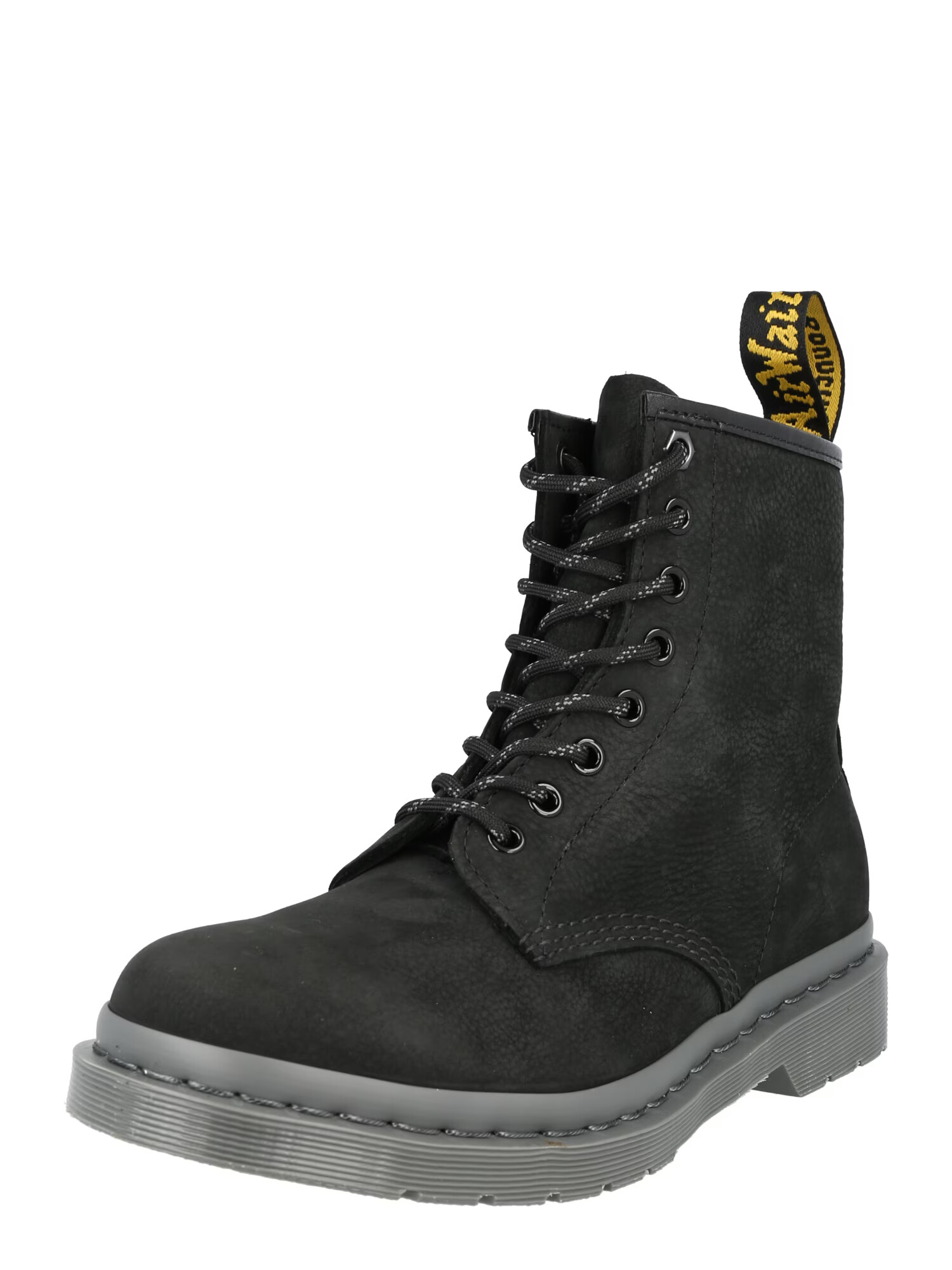 Dr. Martens Ghete cu șireturi galben șofran / negru - Pled.ro