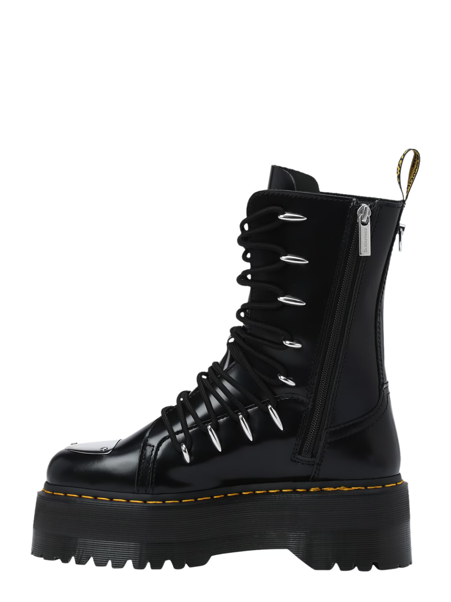 Dr. Martens Ghete cu șireturi 'Jadon Hi LTT Max' galben / negru - Pled.ro