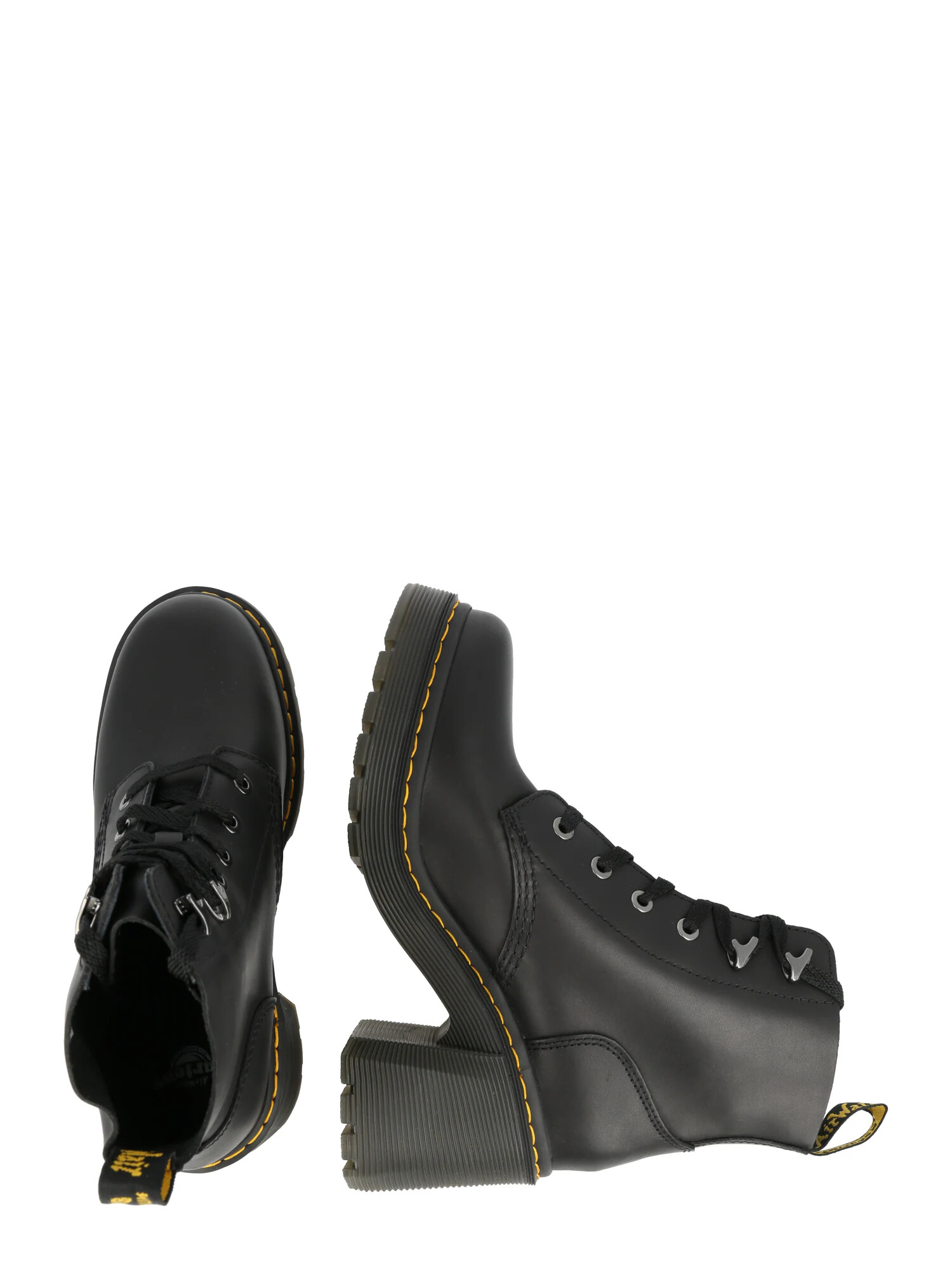 Dr. Martens Ghete cu șireturi 'Jesy' auriu / negru - Pled.ro