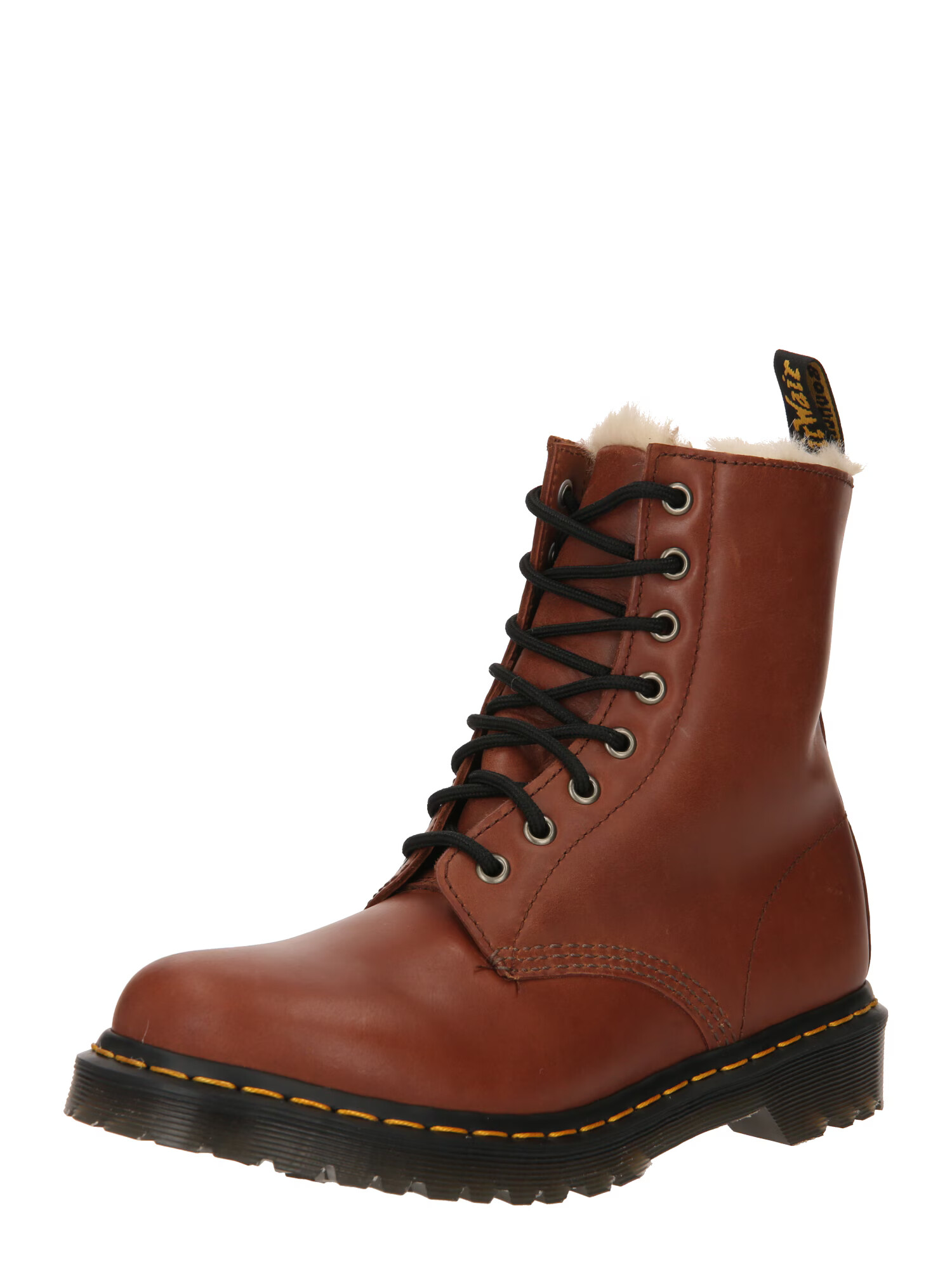 Dr. Martens Ghete cu șireturi 'Serena' brocart / negru - Pled.ro