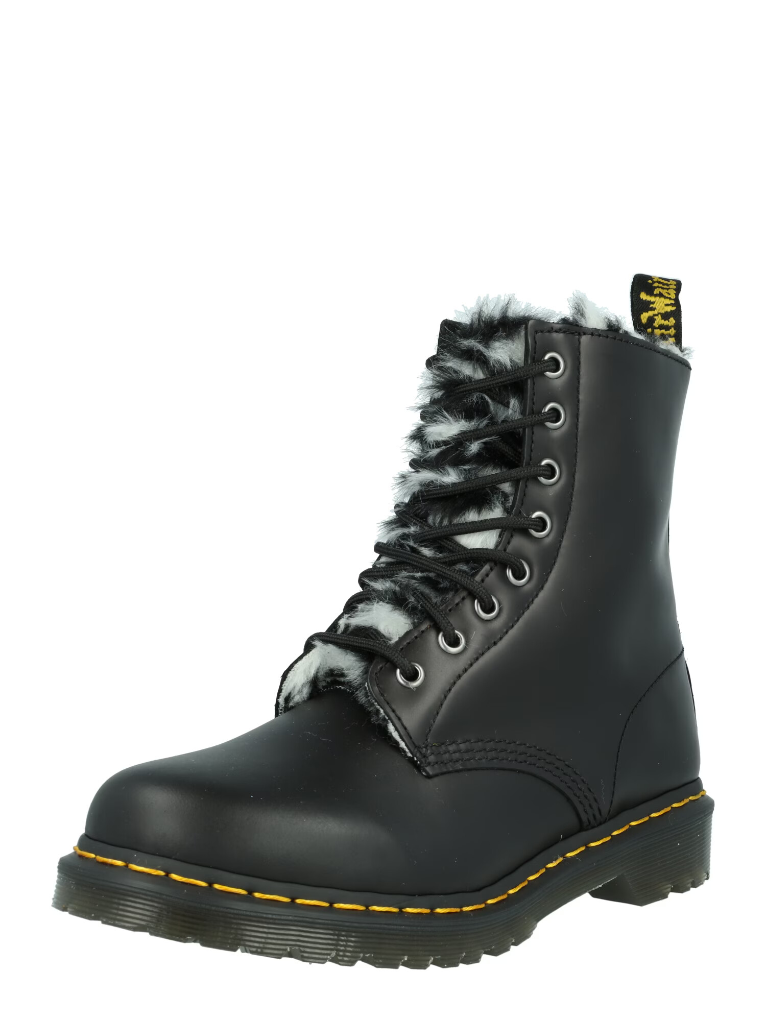 Dr. Martens Ghete cu șireturi 'Serena' galben închis / negru - Pled.ro