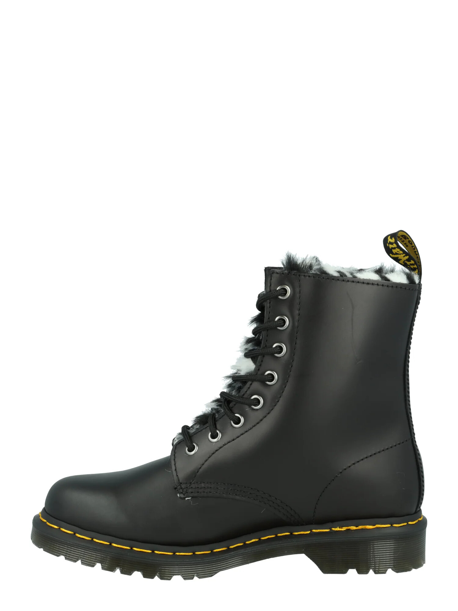 Dr. Martens Ghete cu șireturi 'Serena' galben închis / negru - Pled.ro