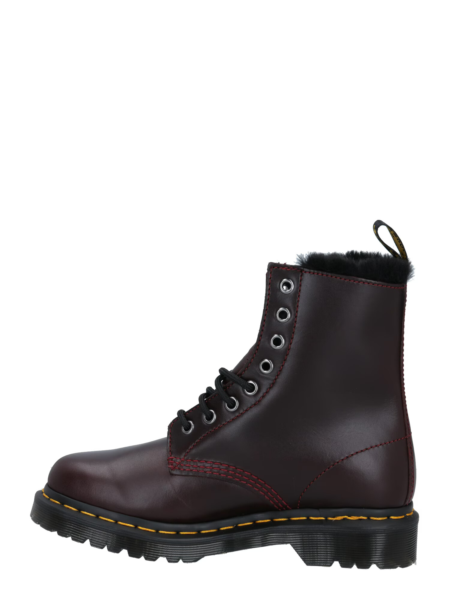 Dr. Martens Ghete cu șireturi '1460 Serena' galben / roșu burgundy / negru - Pled.ro