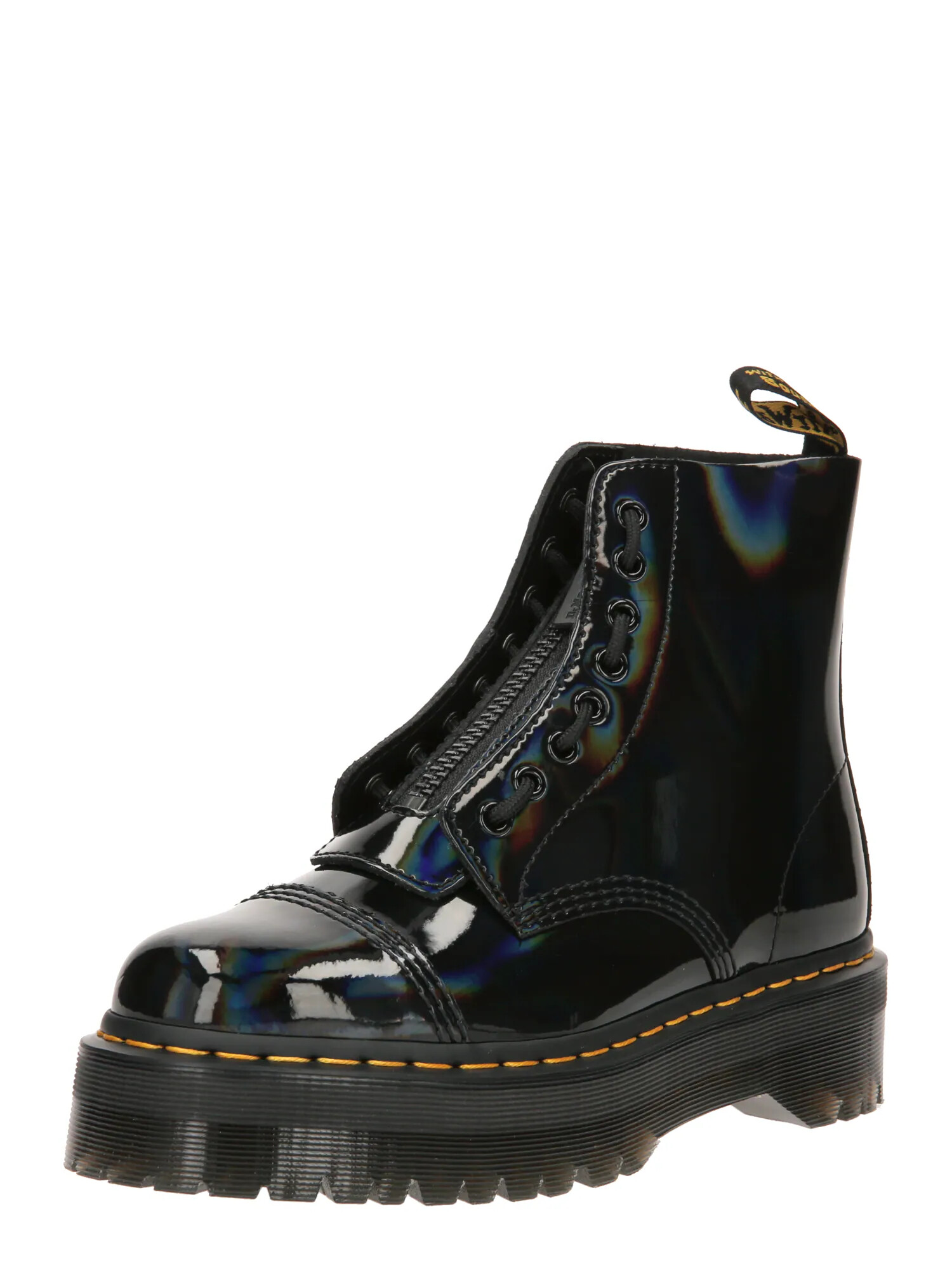 Dr. Martens Ghete cu șireturi 'Sinclair' galben / negru - Pled.ro