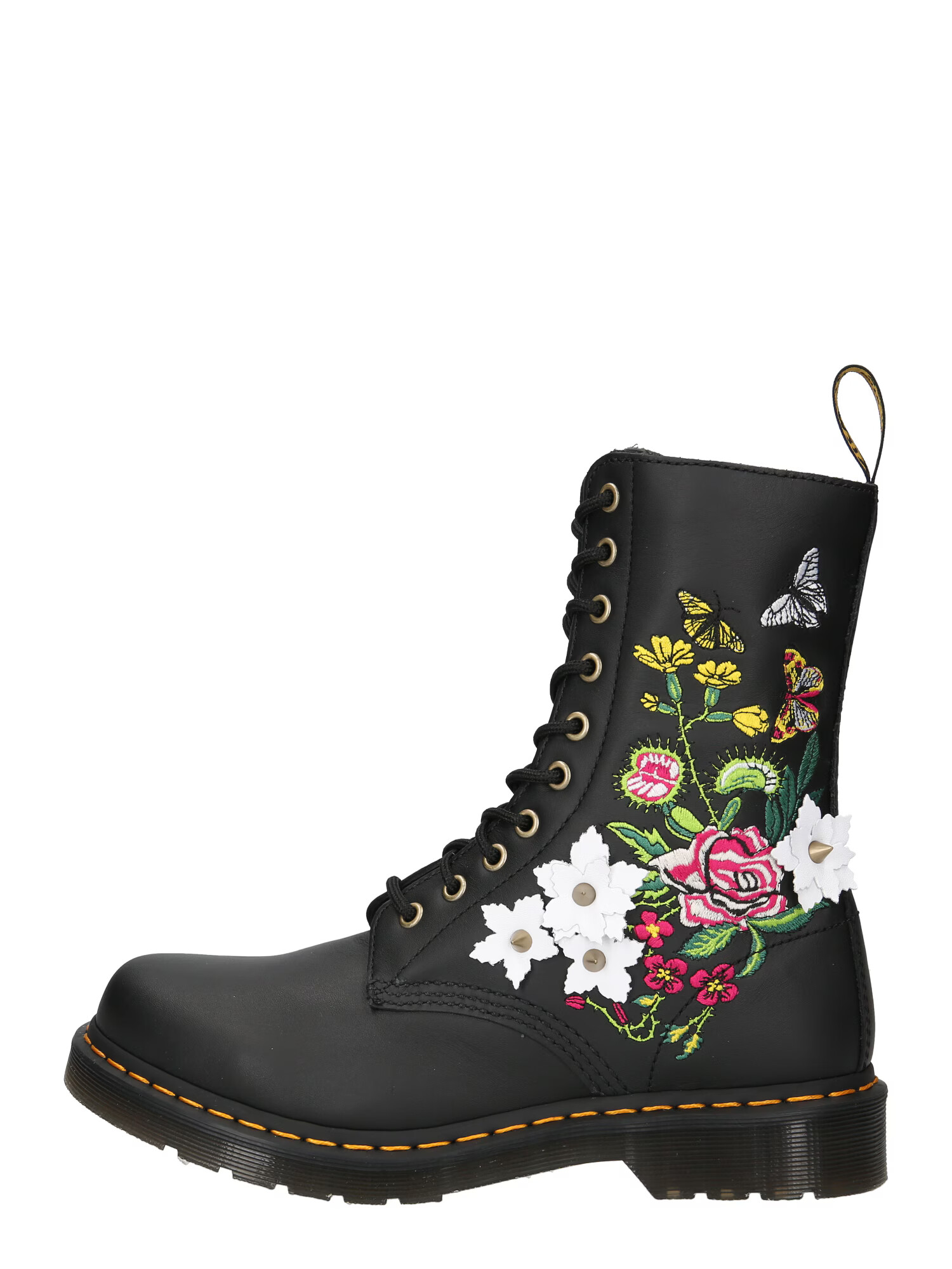 Dr. Martens Ghete cu șireturi verde / roz / negru / alb - Pled.ro