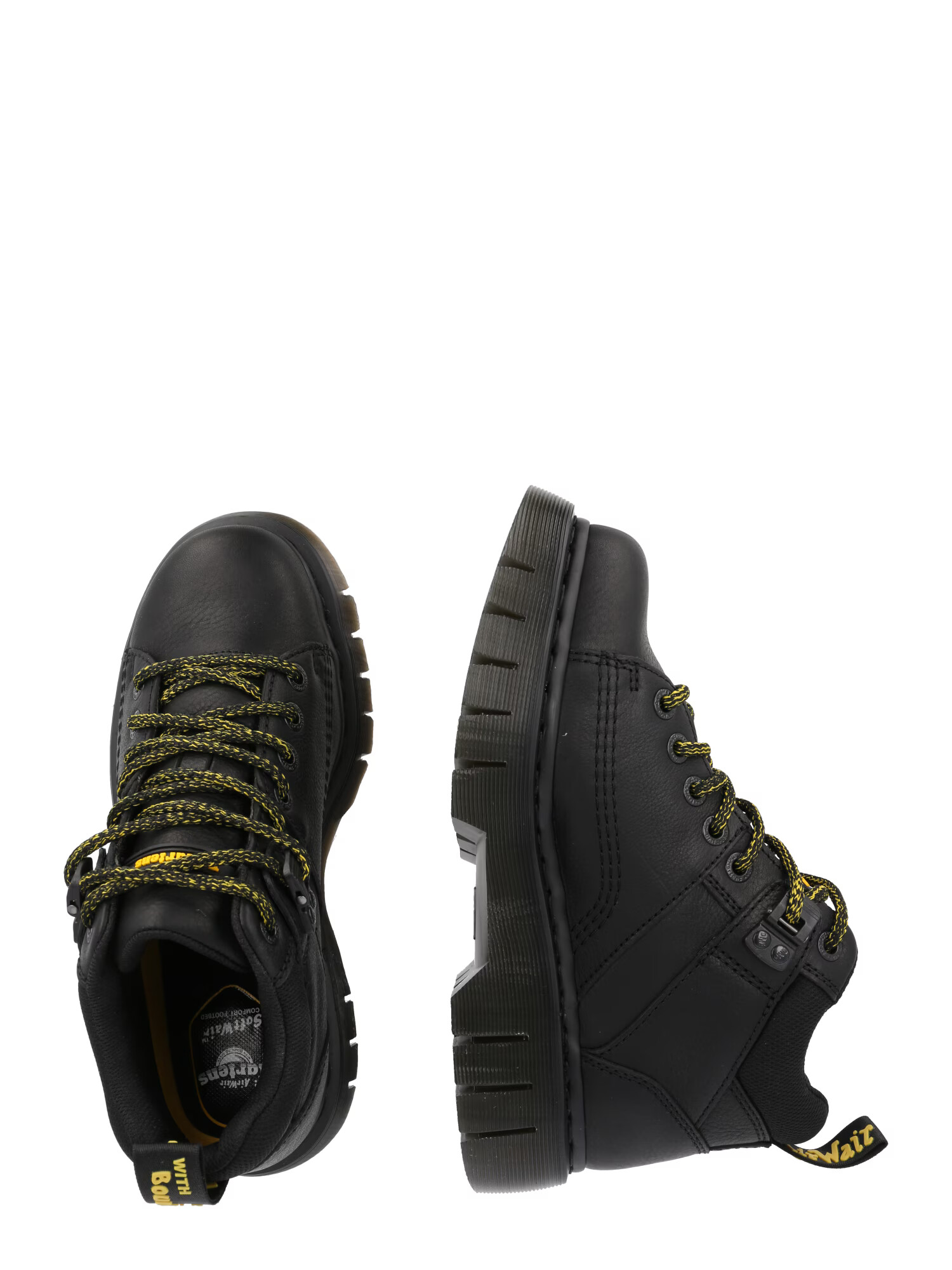 Dr. Martens Ghete cu șireturi 'Woodard' galben / negru - Pled.ro