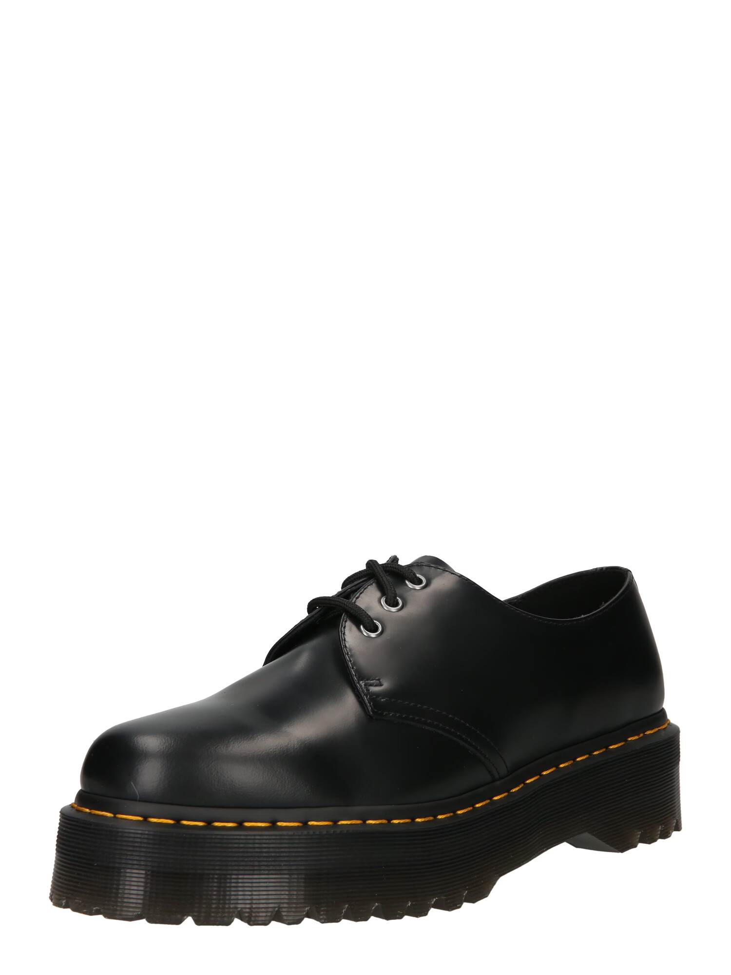 Dr. Martens Pantofi cu șireturi '1461 Quad' galben auriu / negru - Pled.ro