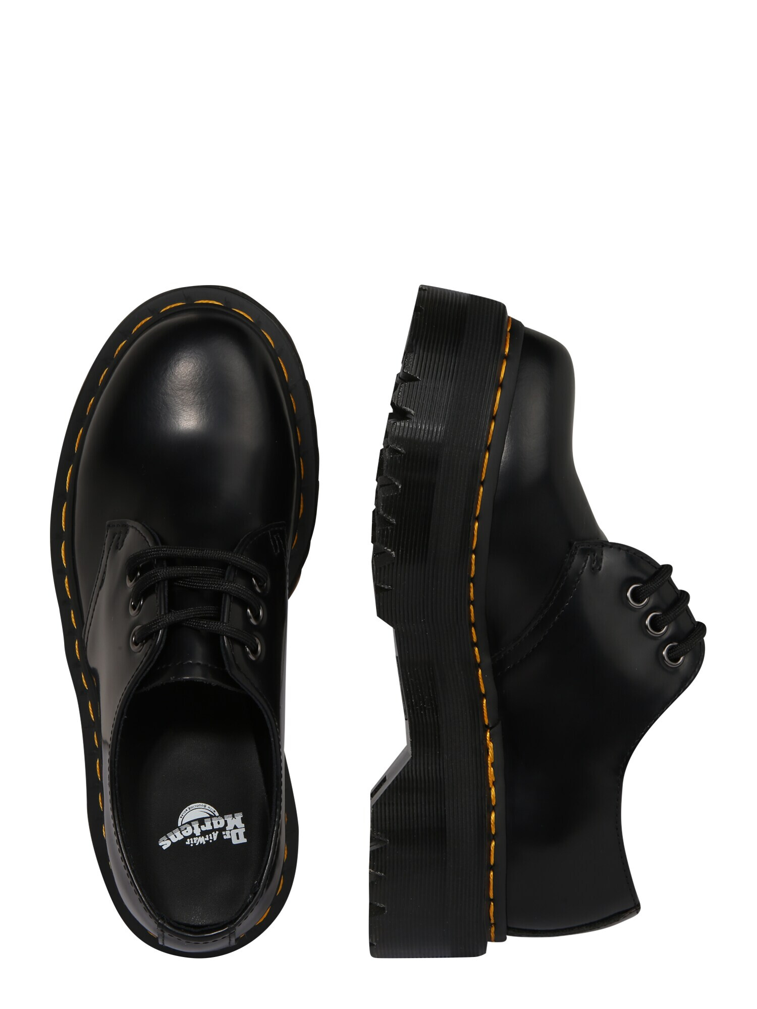 Dr. Martens Pantofi cu șireturi '1461 Quad' negru - Pled.ro