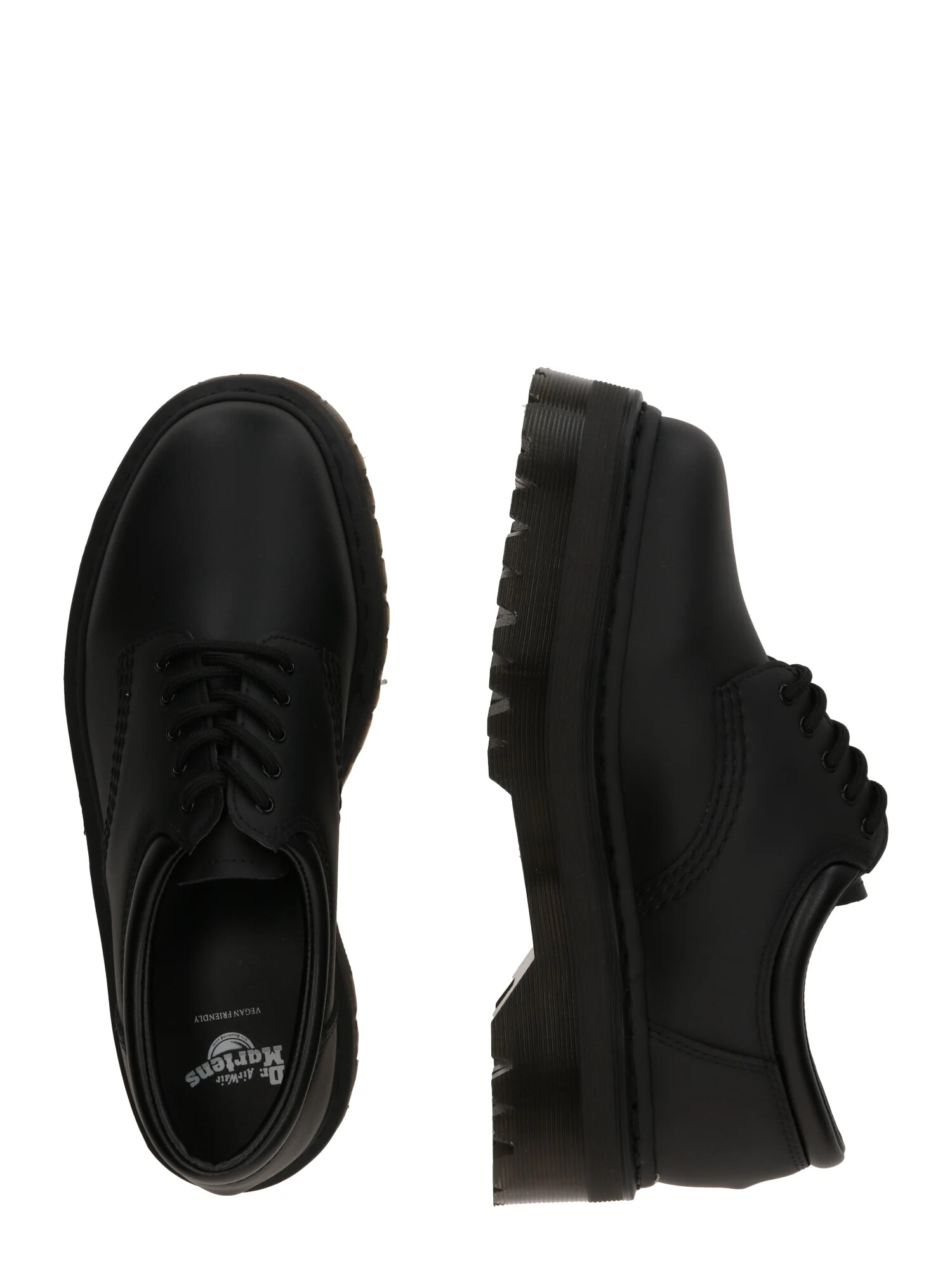 Dr. Martens Pantofi cu șireturi 'QUAD MONO' negru - Pled.ro