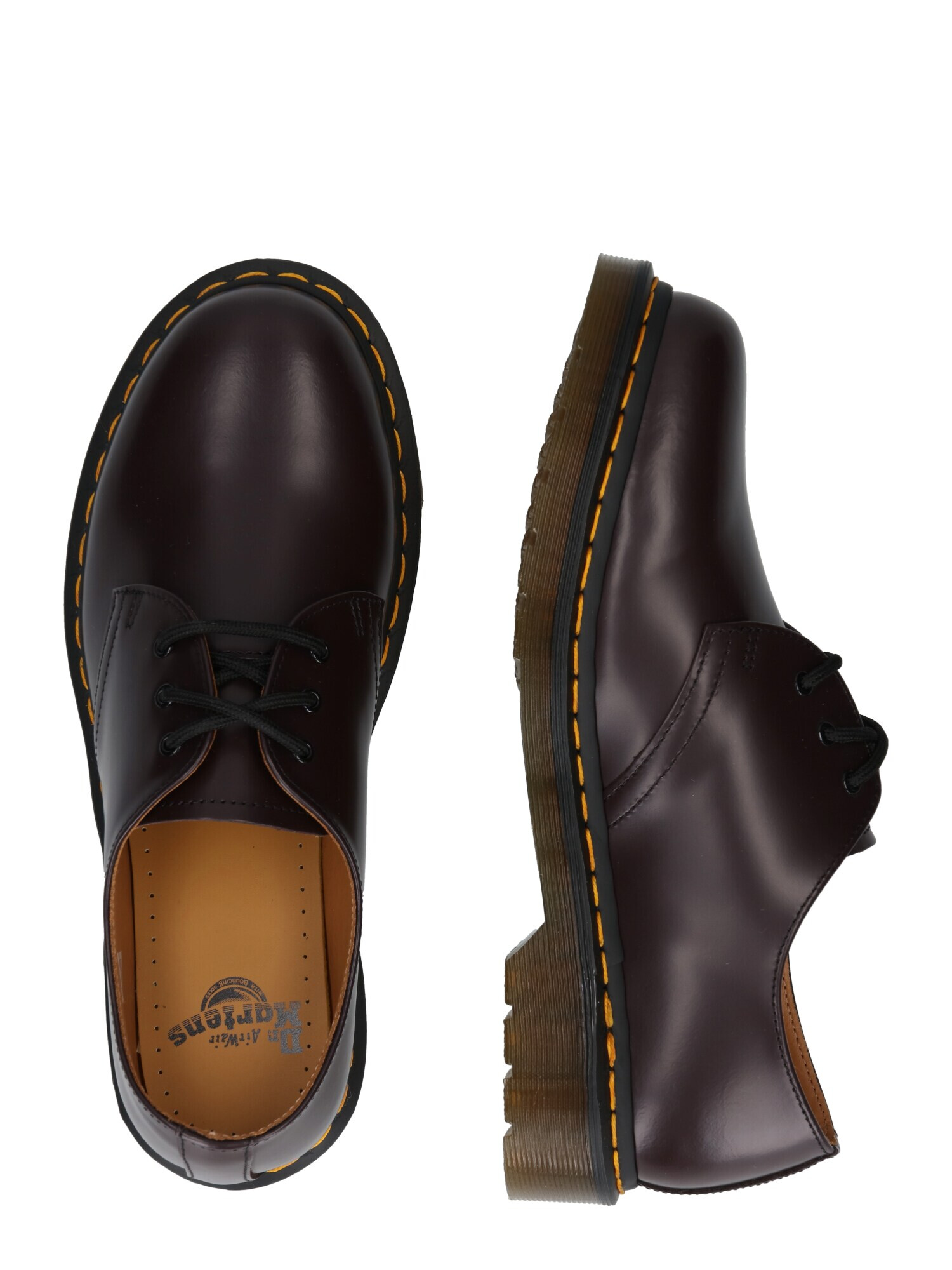 Dr. Martens Pantofi cu șireturi roșu bordeaux - Pled.ro