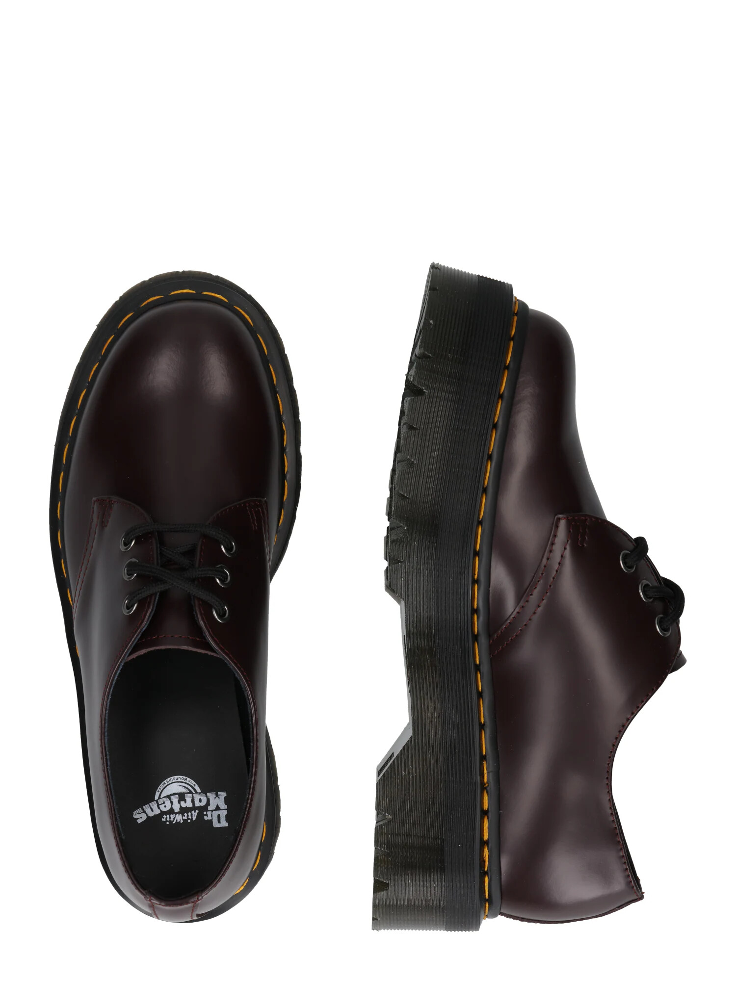 Dr. Martens Pantofi cu șireturi roșu burgundy - Pled.ro