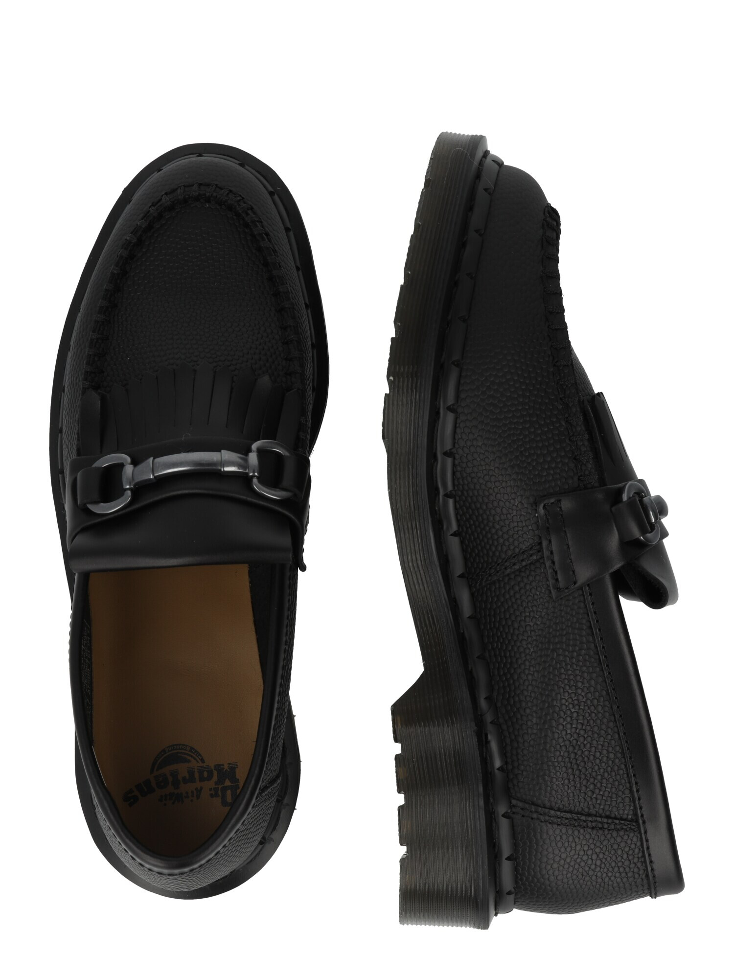 Dr. Martens Papuci de casă 'Adrian Snaffle' negru / argintiu - Pled.ro