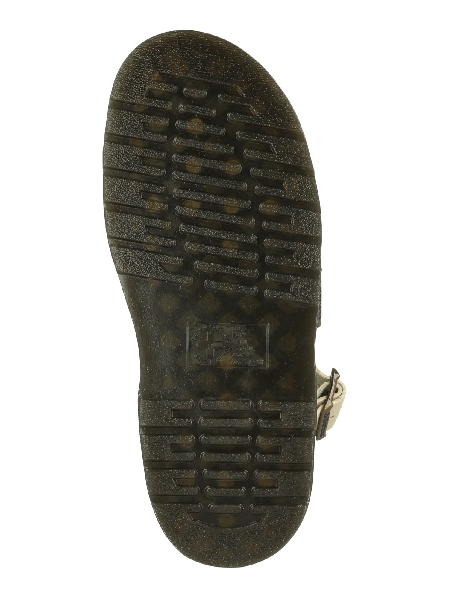 Dr. Martens Sandale cu baretă 'Gryphon Quad' crem / negru - Pled.ro