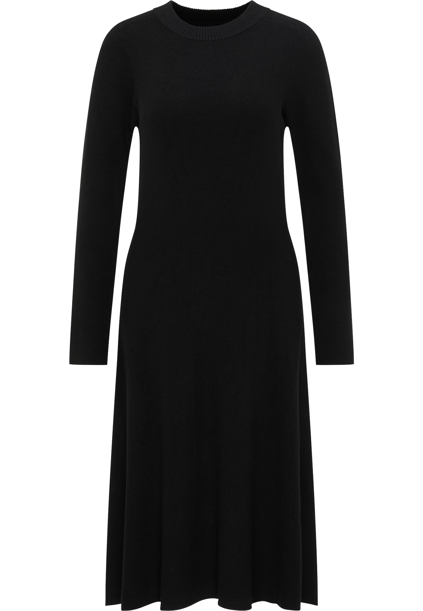 DreiMaster Klassik Rochie tricotat negru - Pled.ro