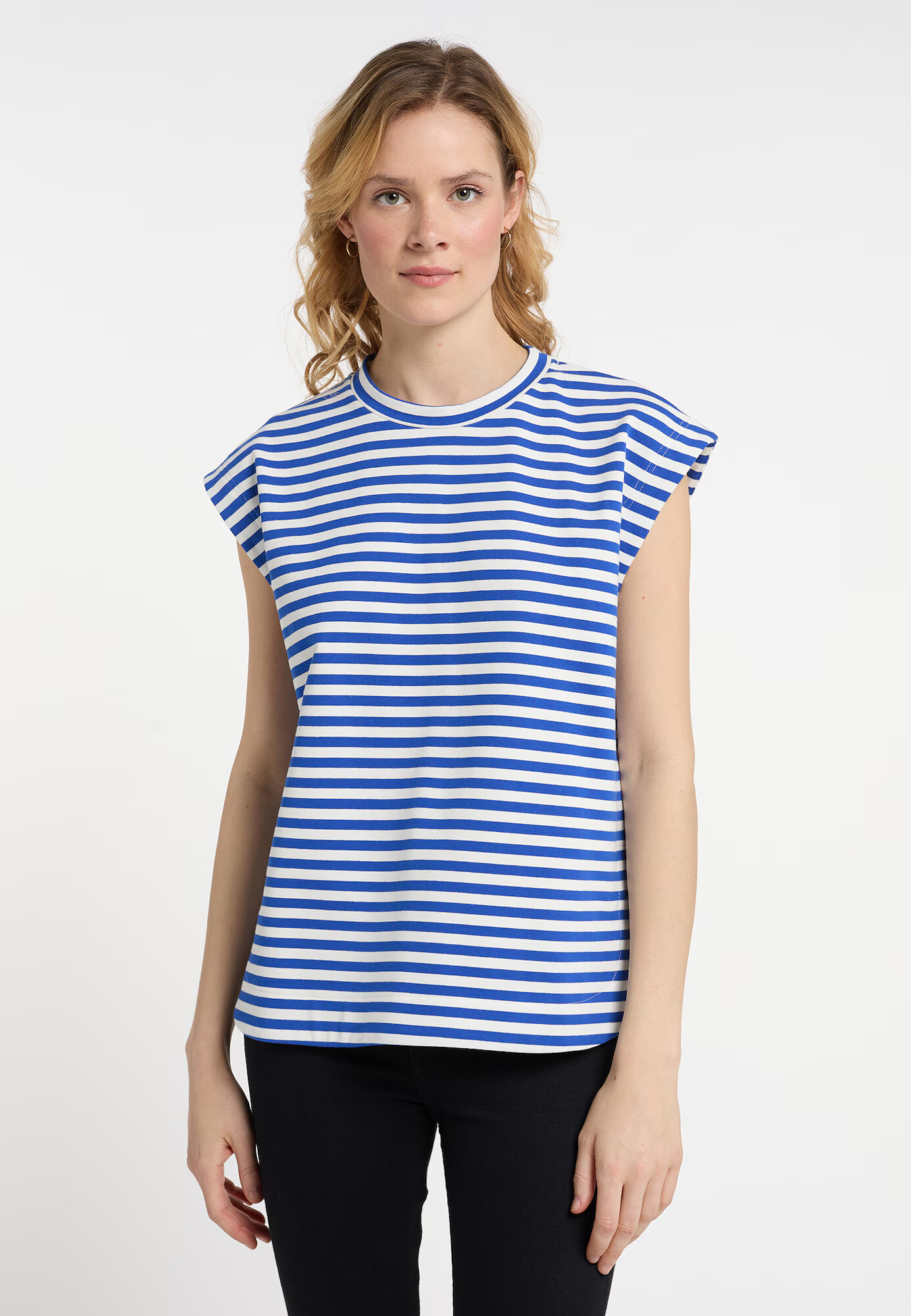 DreiMaster Maritim Tricou albastru / alb - Pled.ro