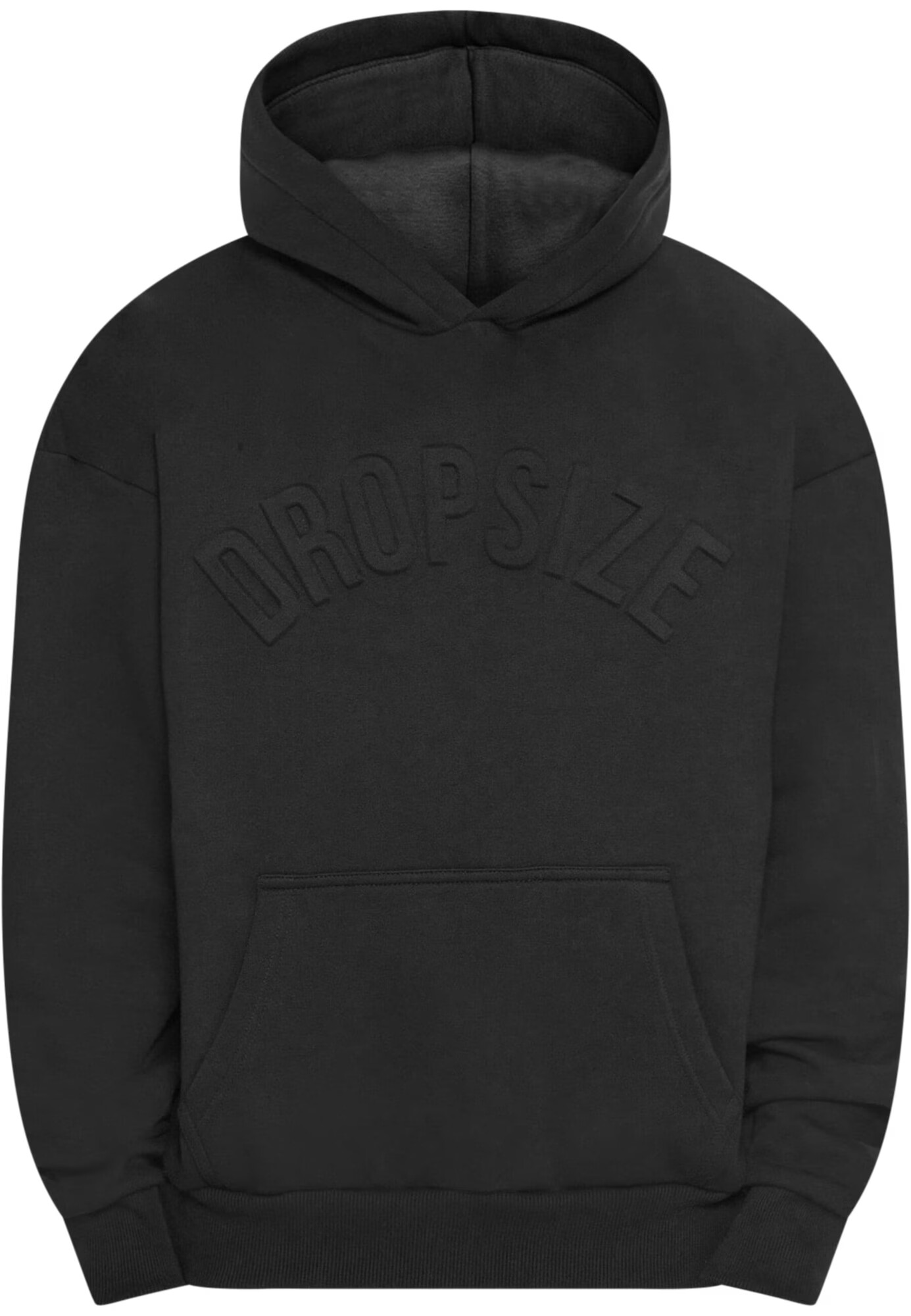 Dropsize Bluză de molton negru - Pled.ro