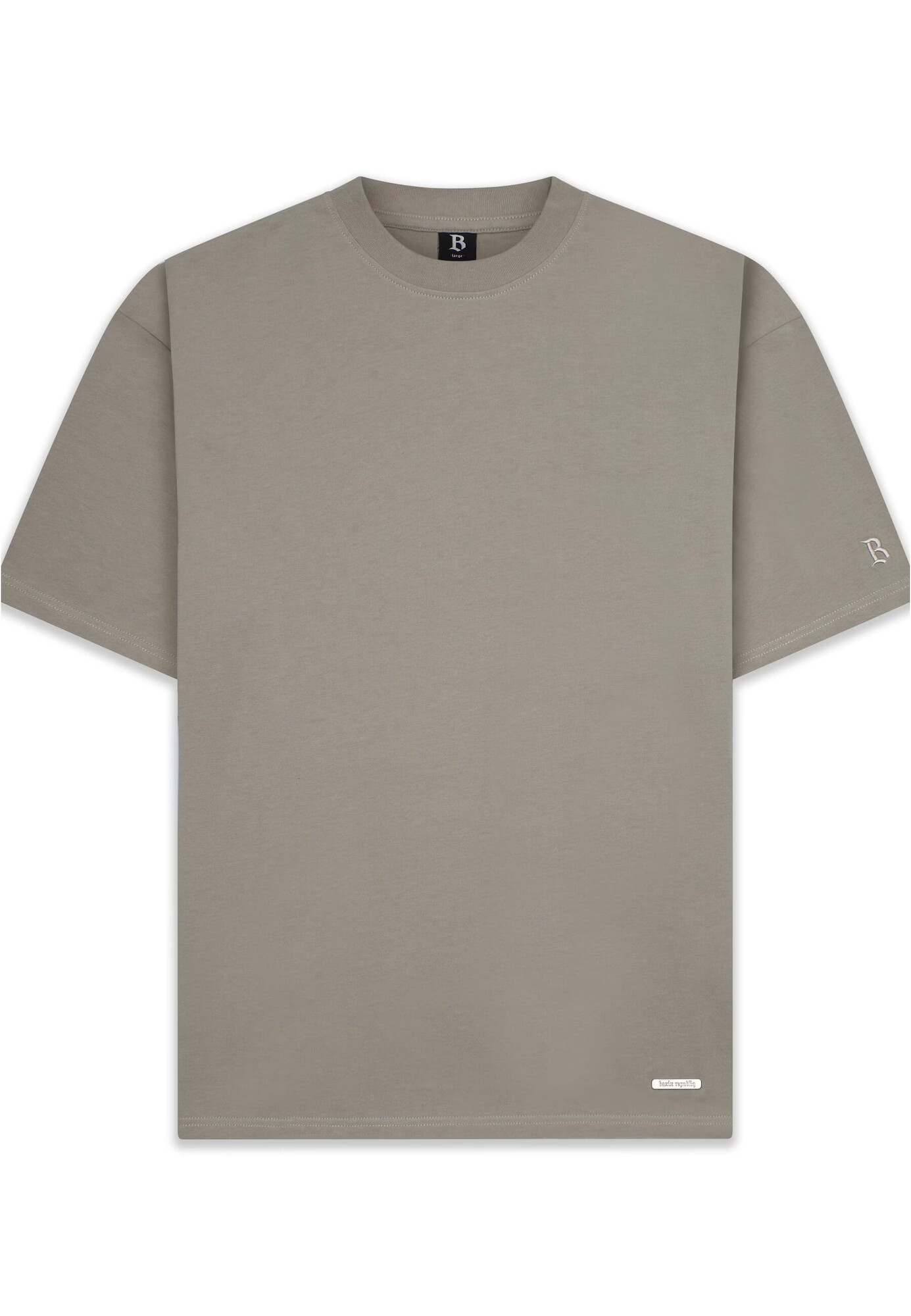 Dropsize Tricou gri taupe / gri piatră - Pled.ro