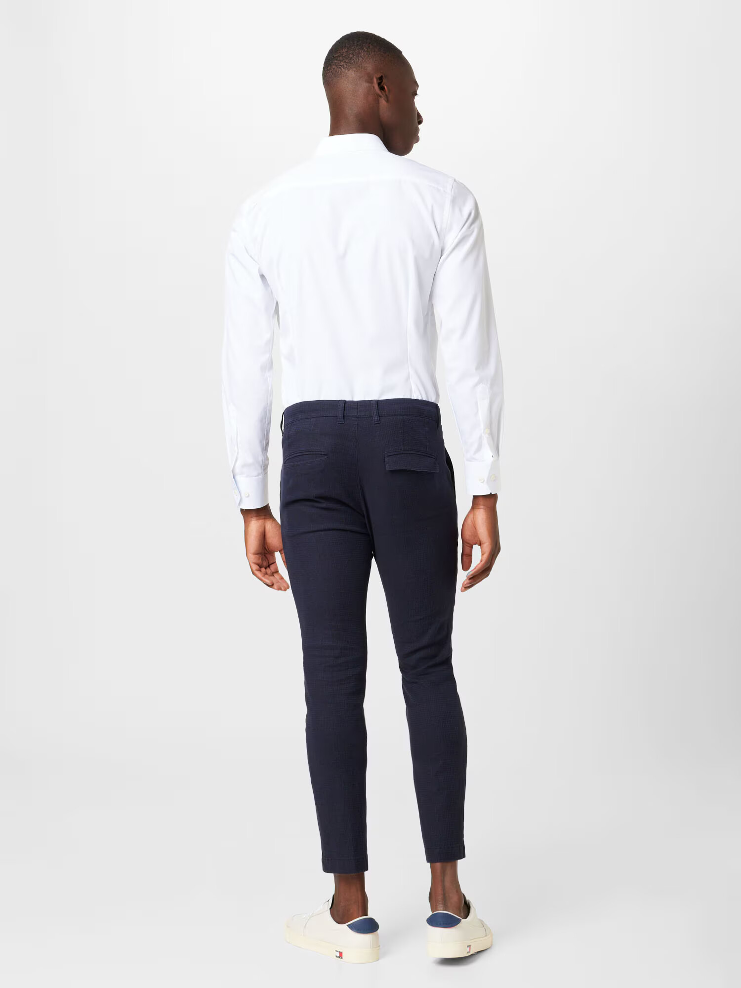 DRYKORN Pantaloni 'KREW' bleumarin / negru - Pled.ro