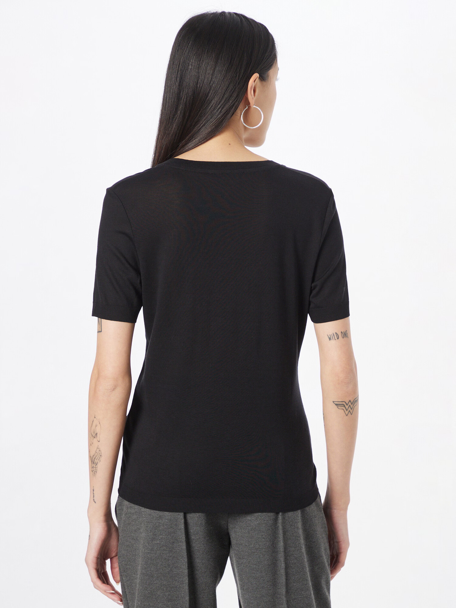 DRYKORN Tricou 'NALICE' negru - Pled.ro