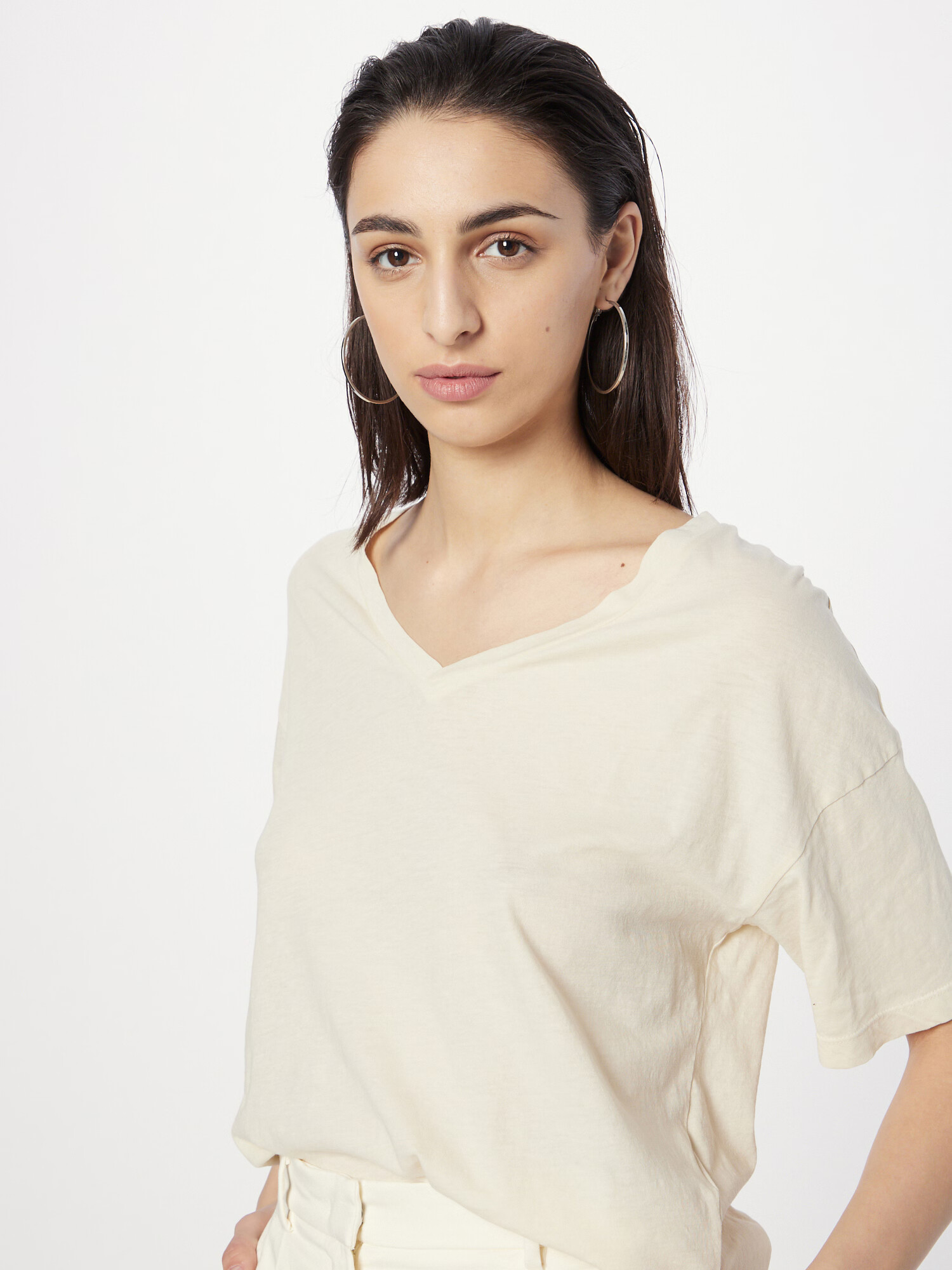 DRYKORN Tricou 'SVENNIE' crem - Pled.ro