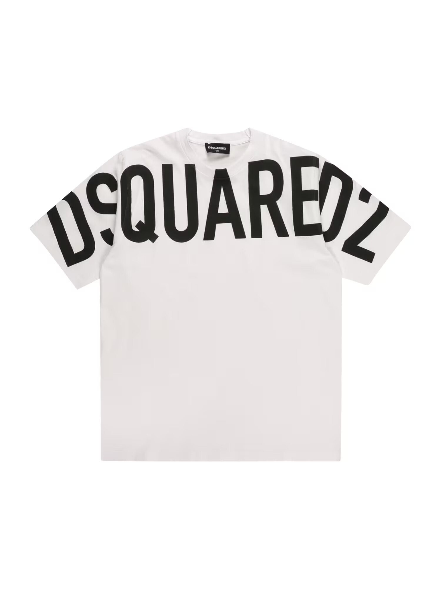 DSQUARED2 Tricou negru / alb - Pled.ro