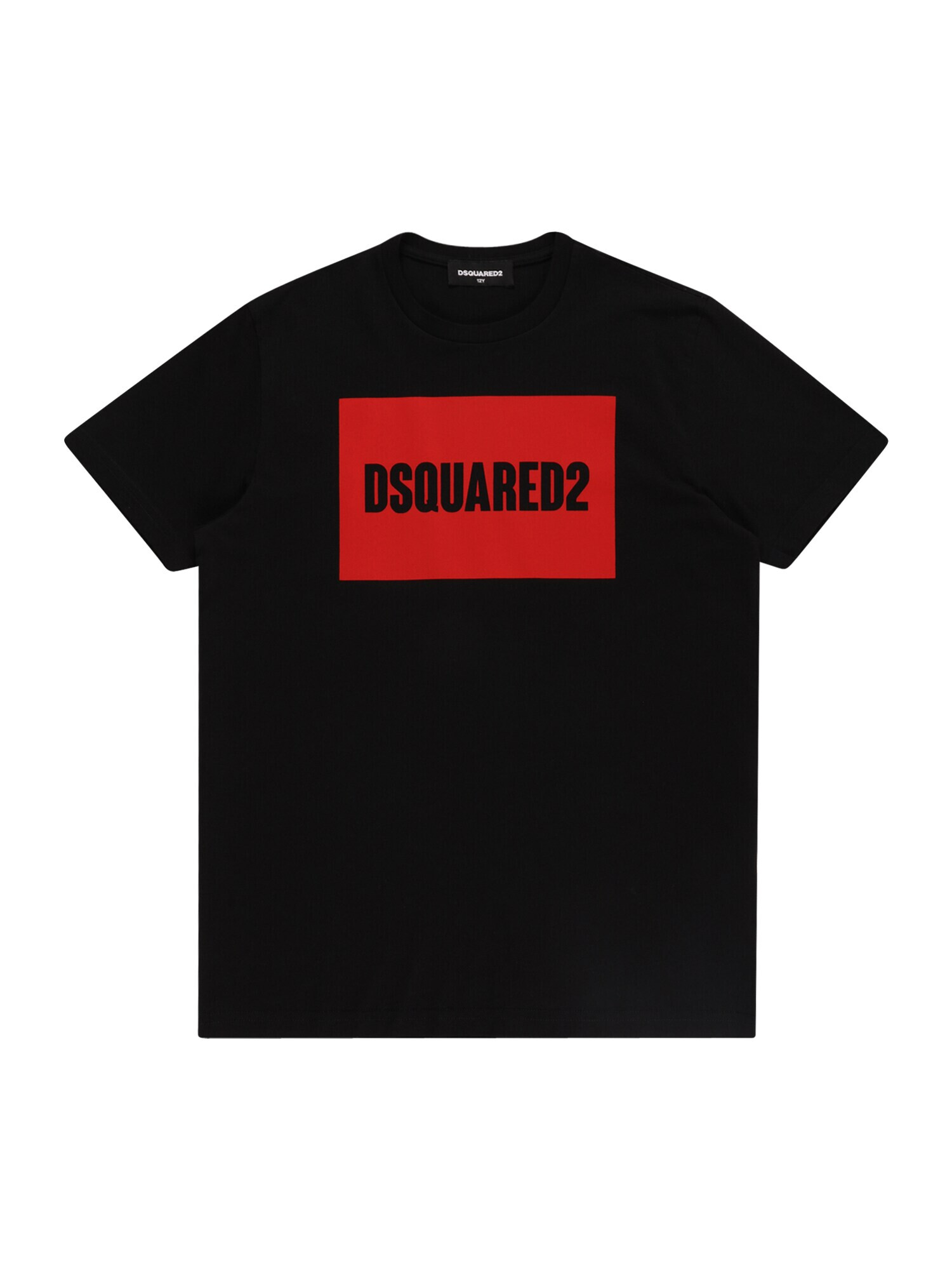 DSQUARED2 Tricou roșu cranberry / negru - Pled.ro