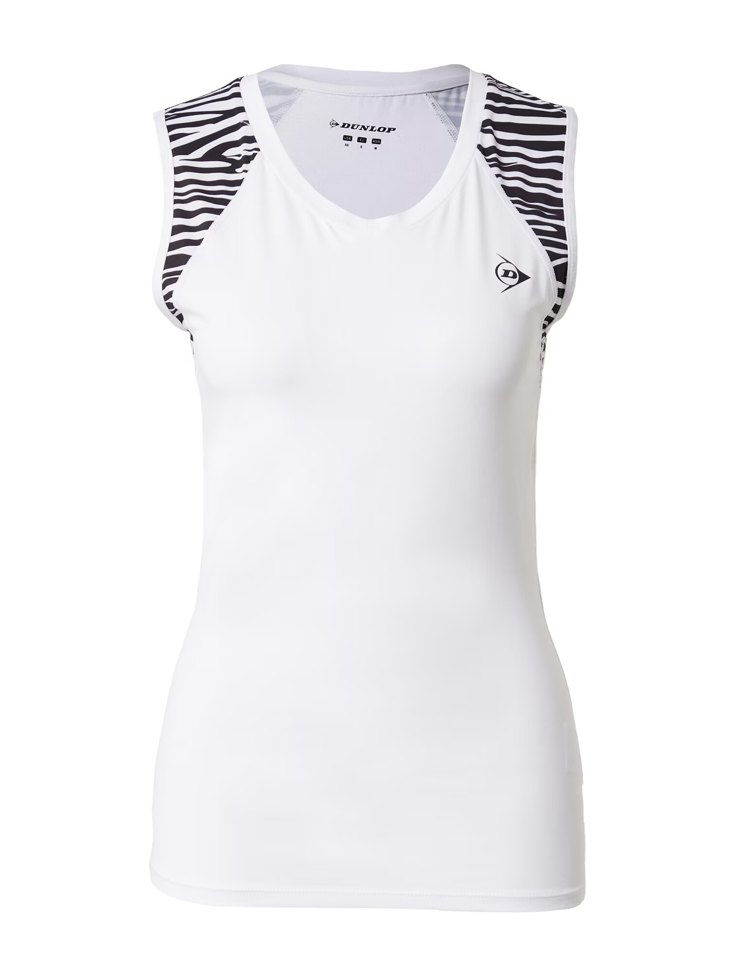 DUNLOP Sport top 'GAME' negru / alb - Pled.ro