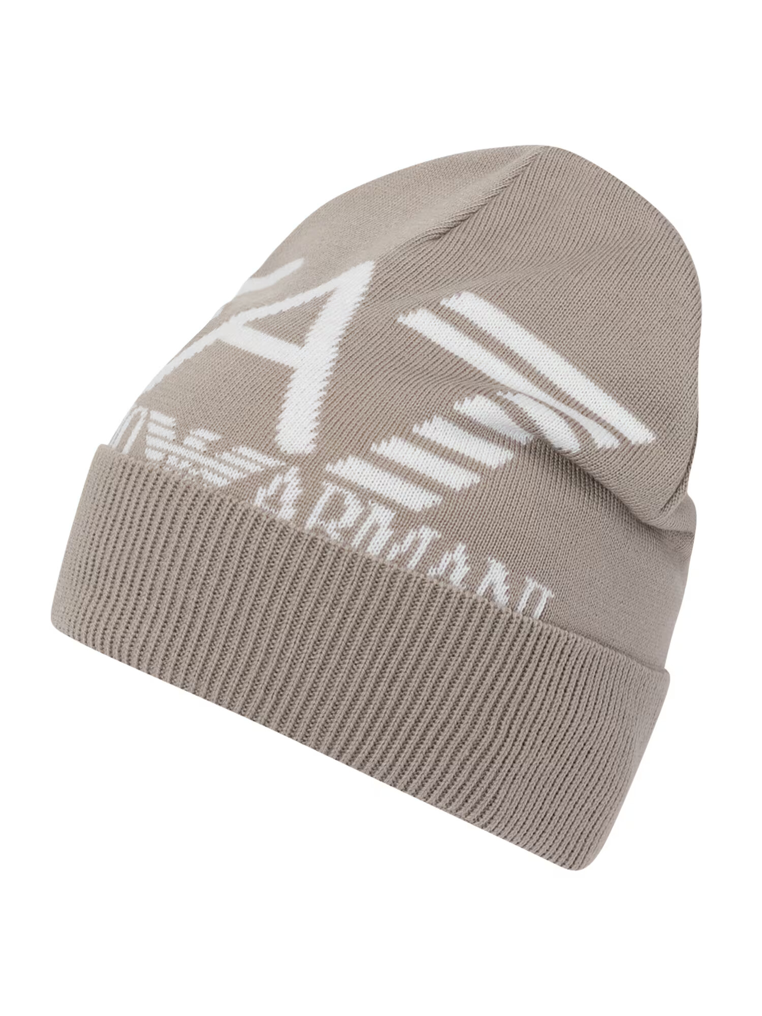 EA7 Emporio Armani Căciulă 'MOUNTAIN' gri piatră / alb - Pled.ro