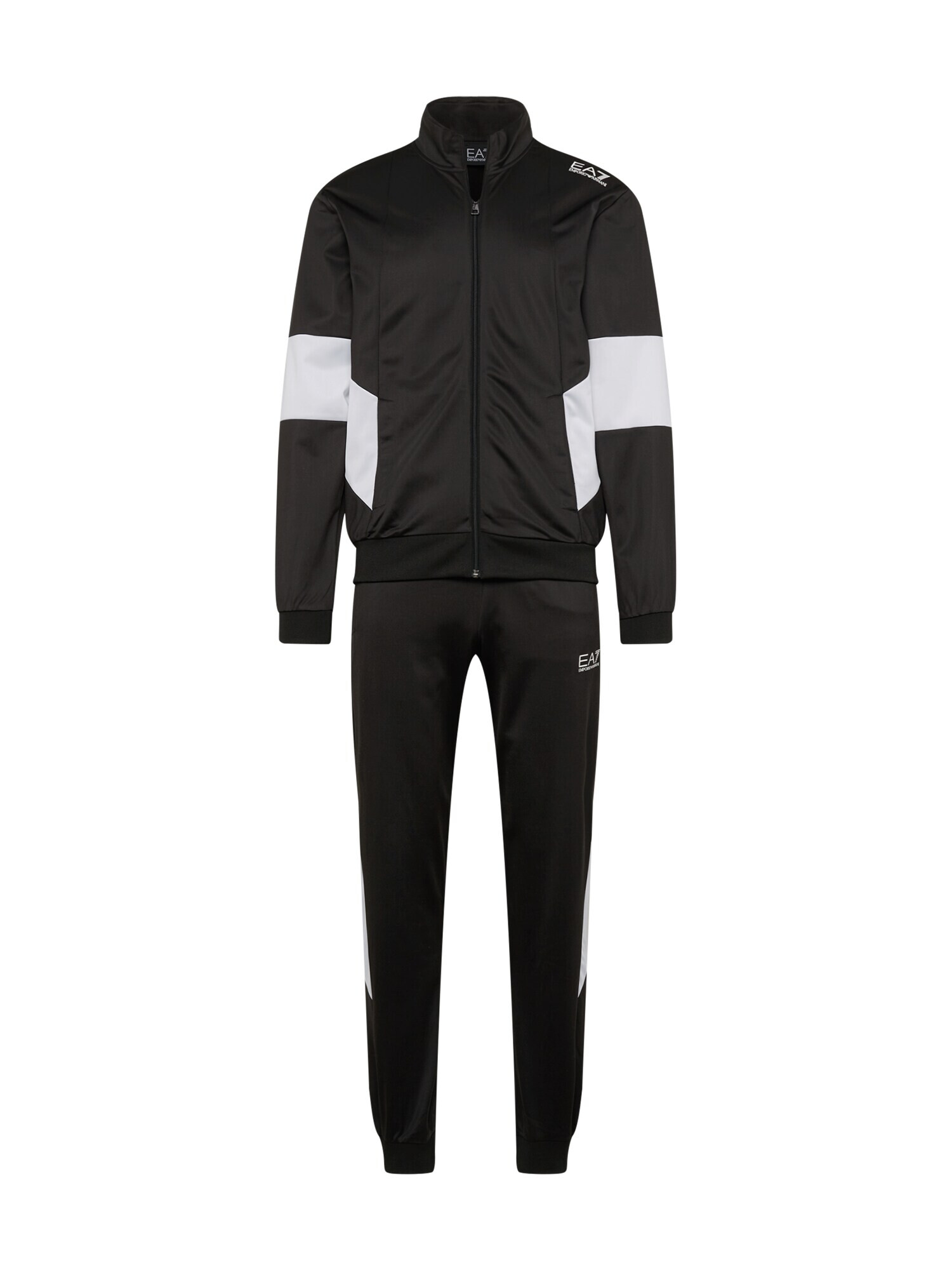 EA7 Emporio Armani Costum de trening negru / alb - Pled.ro