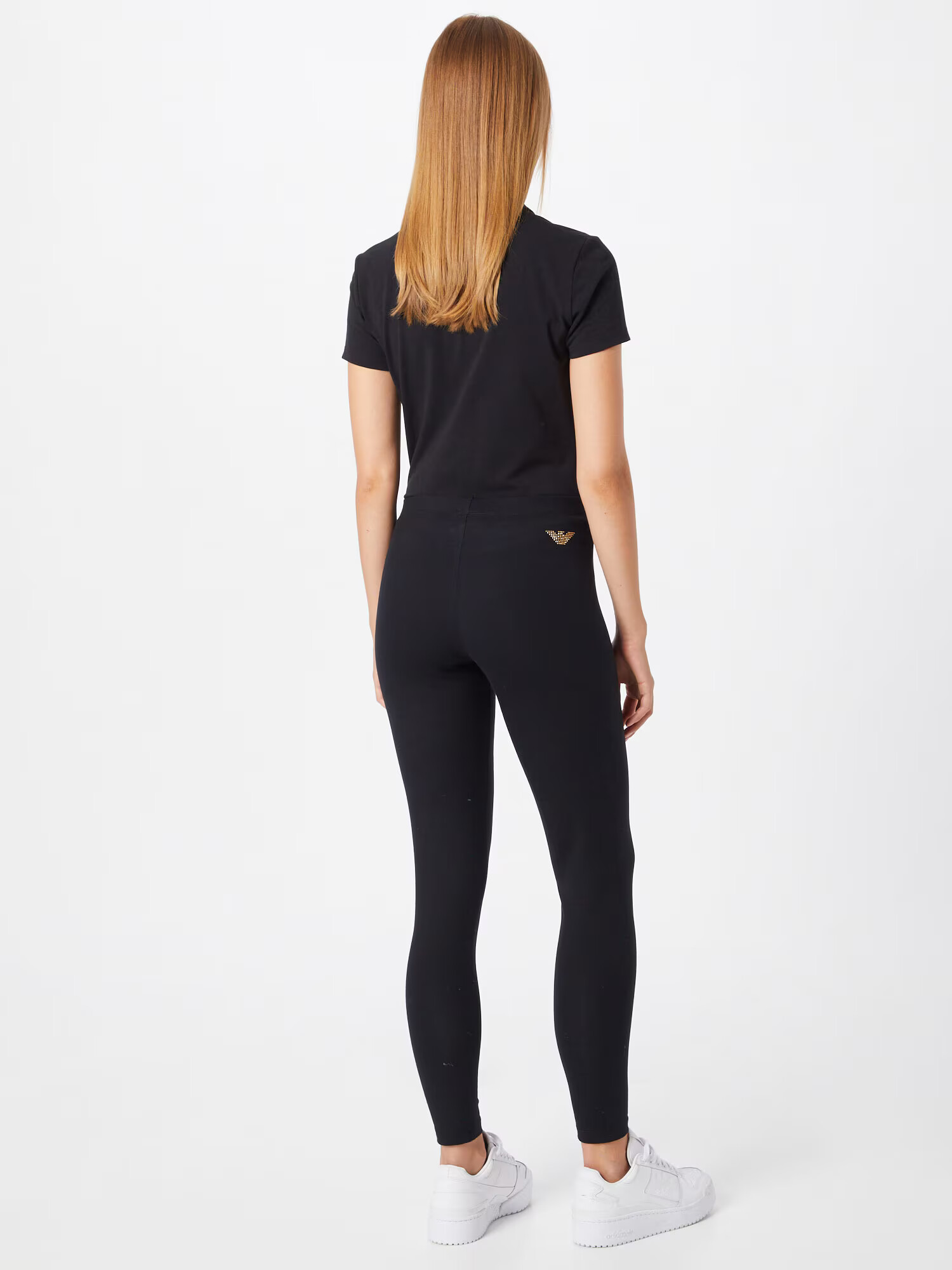 EA7 Emporio Armani Leggings auriu / negru - Pled.ro