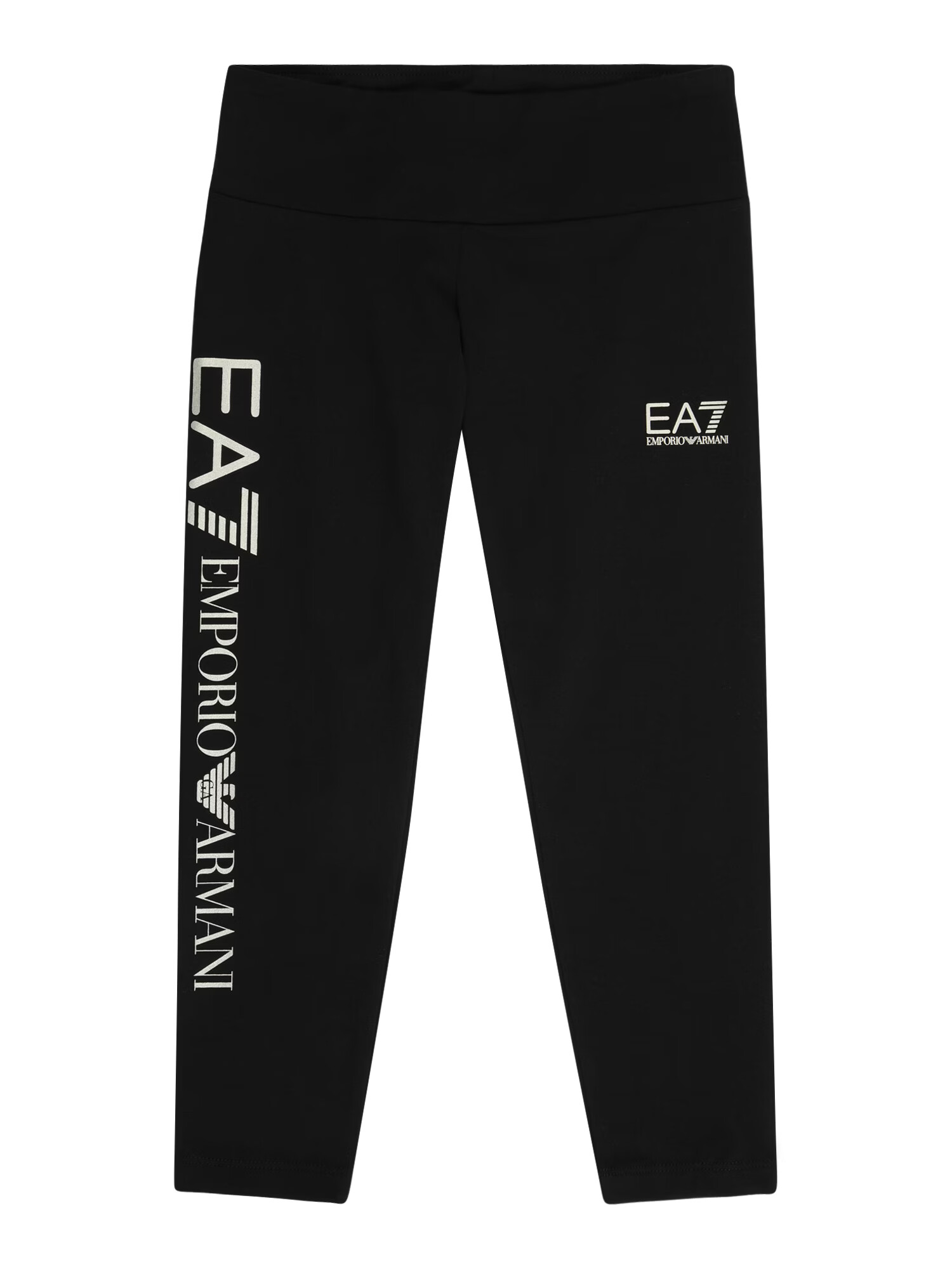 EA7 Emporio Armani Leggings negru / alb - Pled.ro