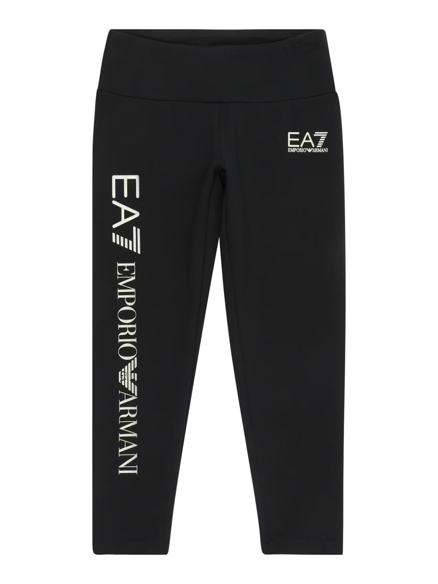 EA7 Emporio Armani Leggings negru / alb - Pled.ro