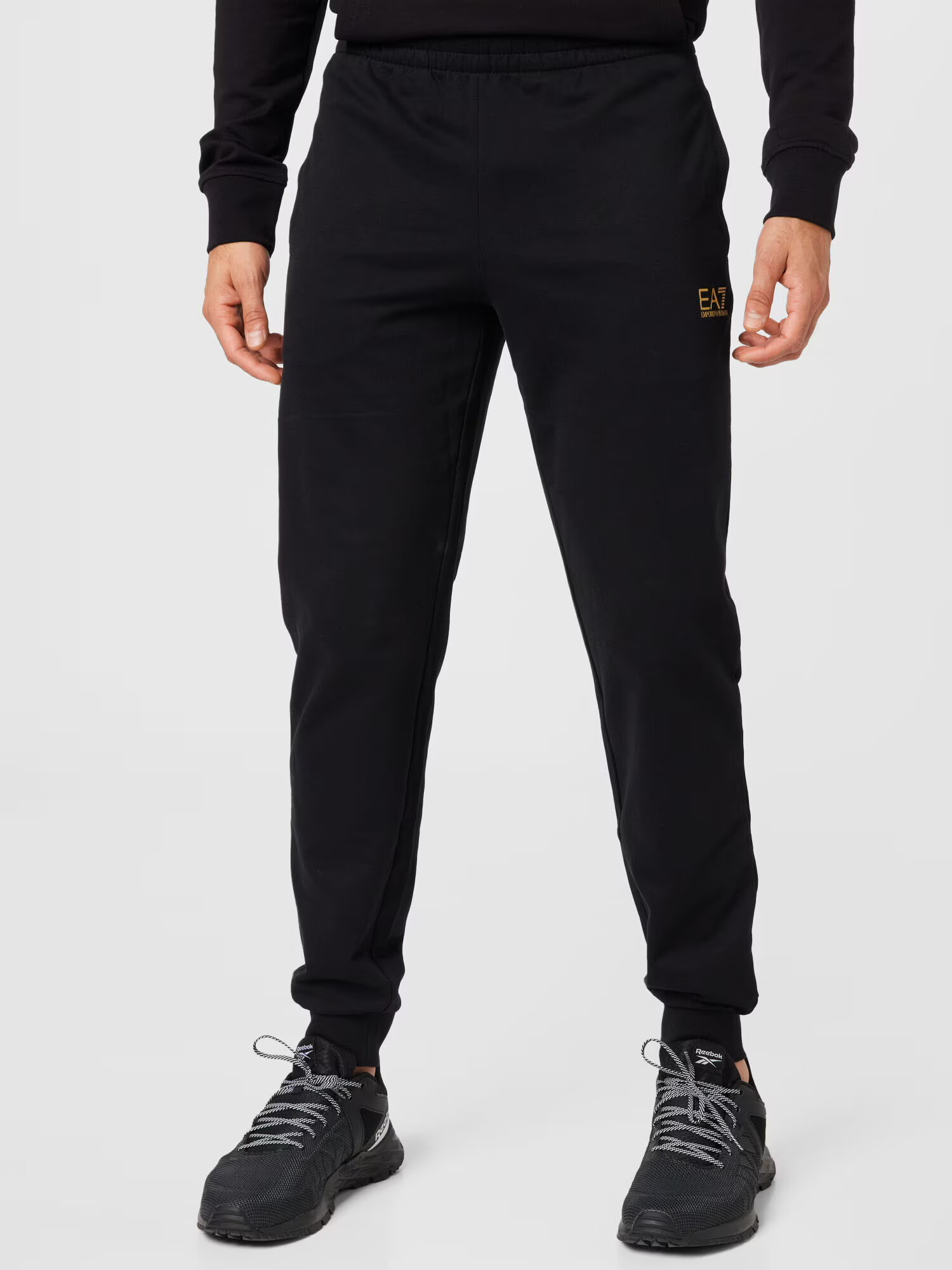 EA7 Emporio Armani Pantaloni galben / negru - Pled.ro