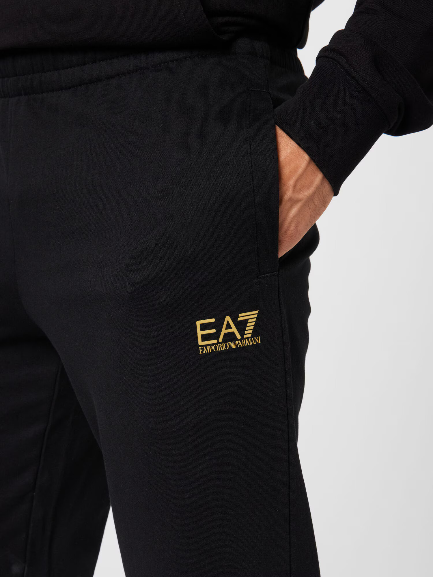 EA7 Emporio Armani Pantaloni galben / negru - Pled.ro