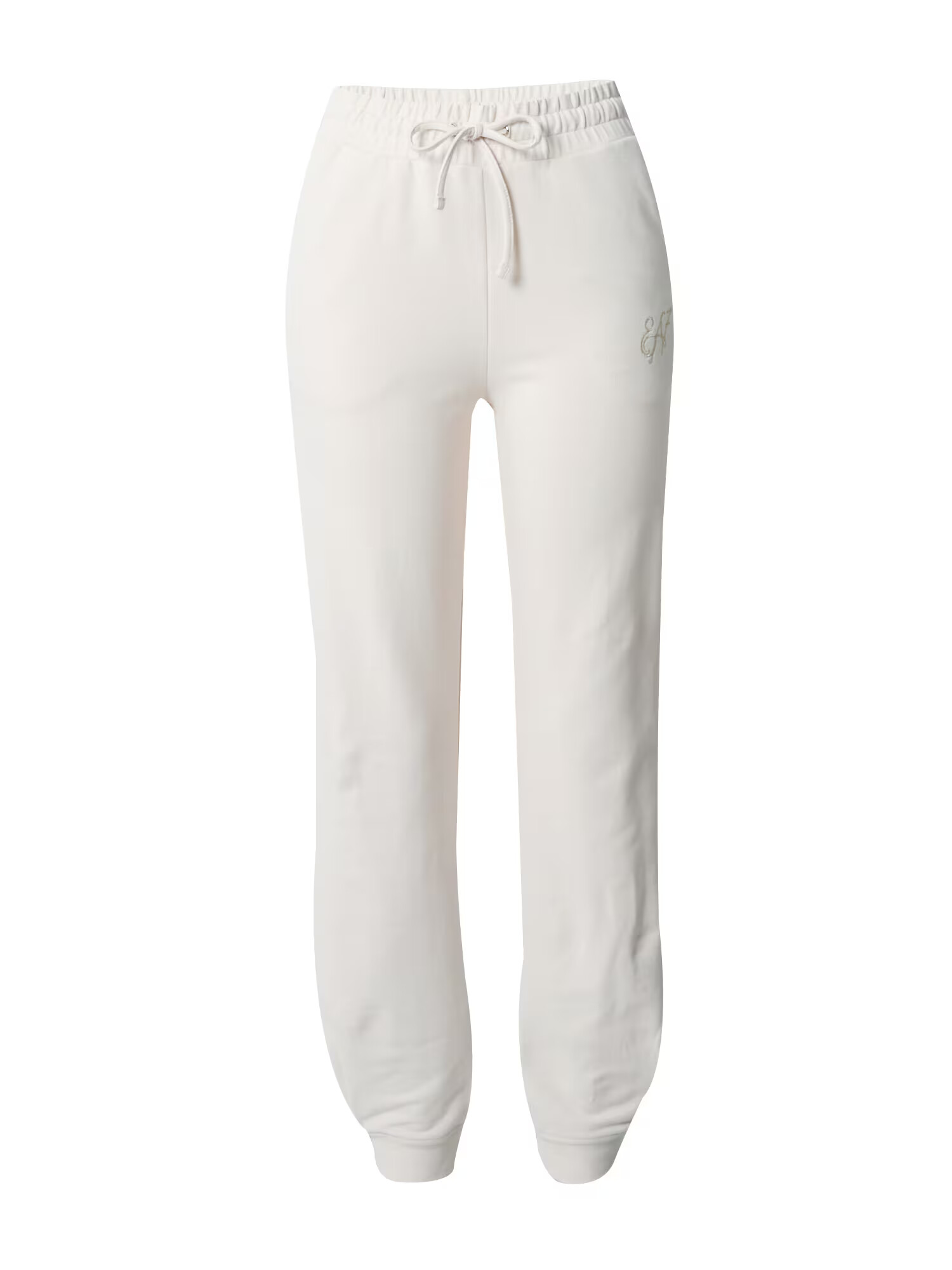 EA7 Emporio Armani Pantaloni sport alb coajă de ou - Pled.ro